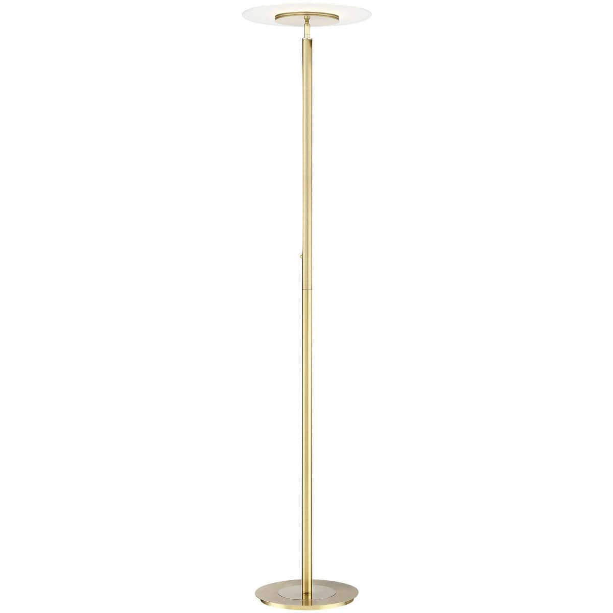 Arnsberg  479110108 Tampa 71 inch 36 watt Satin Brass Floor Lamp Portable Light