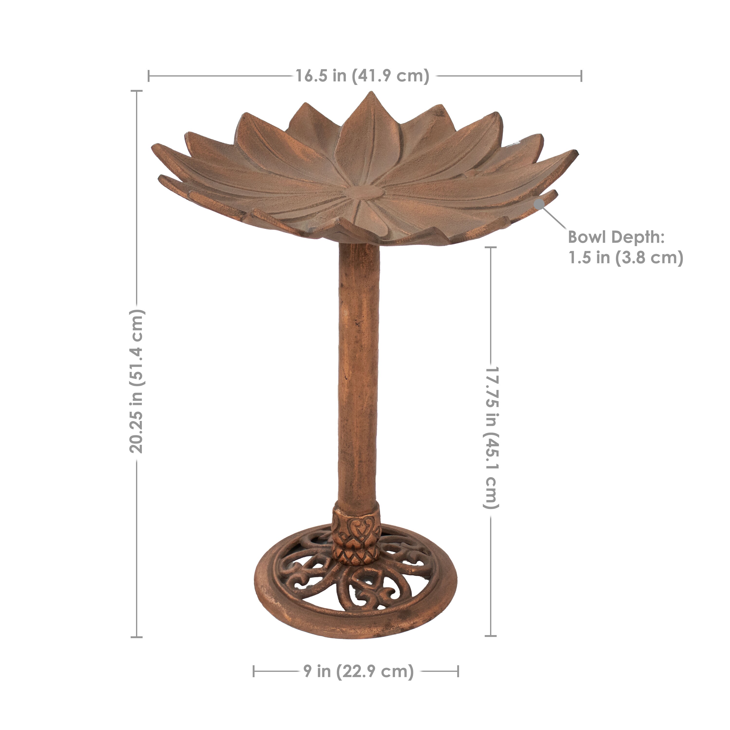 Sunnydaze Decor NOB-066 birdbaths - View #3