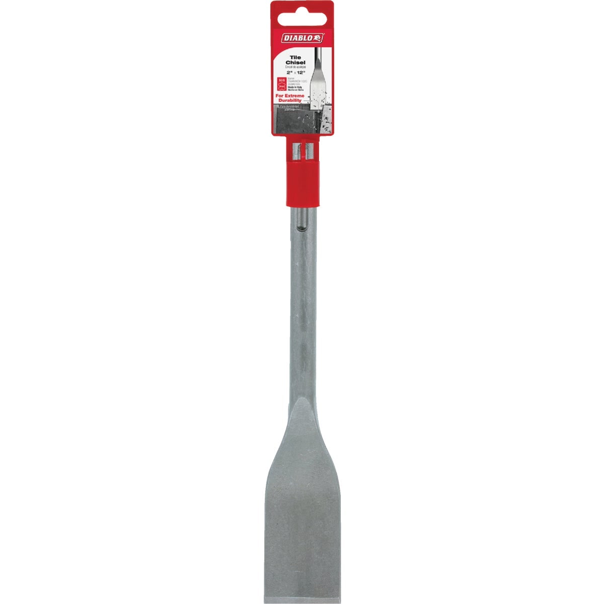Diablo SDS-Max Tile Chisel - 12 Inch Flat Chisel for Efficient Tile Removal - Ideal for Demolition and Renovation #10000050