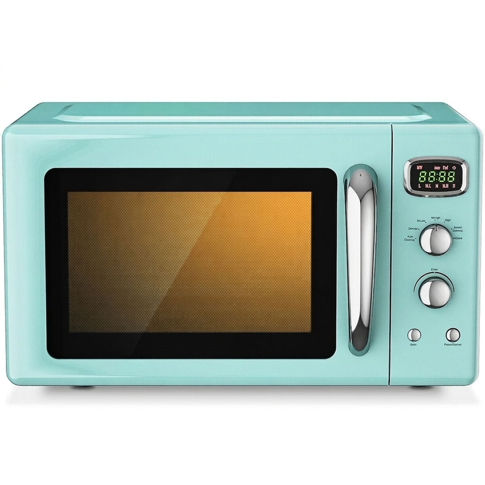 SUGIFT 0.9 Cu Ft Retro Countertop Compact Microwave Oven 900W ETL Certified UL Power Cord - Green #ZMLW014SUGHY1288