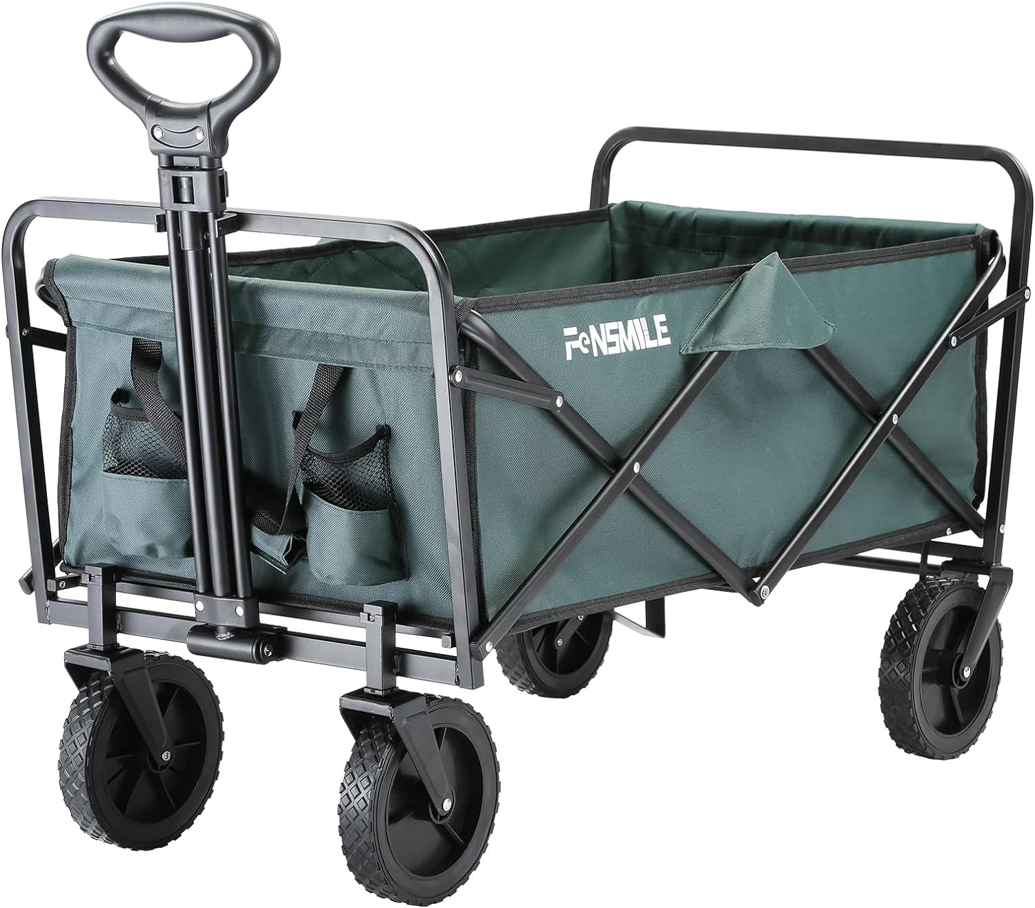 CESICIA FCOMS19G 4.5-cu ft 4 Wheel Steel Push Wheelbarrow