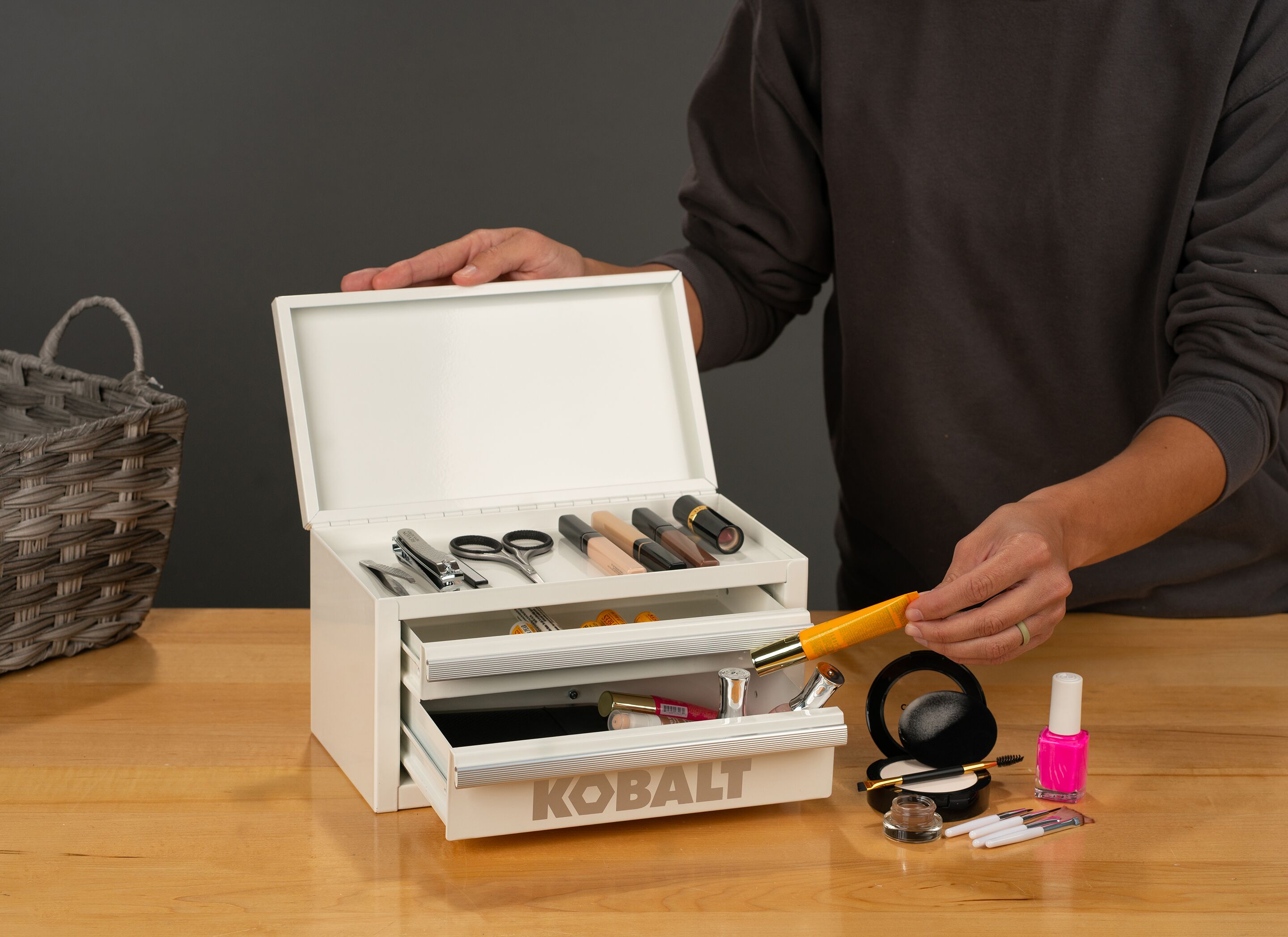 Kobalt Mini Tool Box 25th Anniversary Edition Light Gray – Deb's Deals For  Scrapbooking