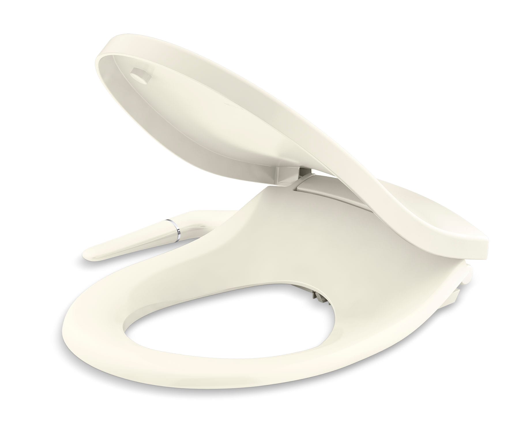 KOHLER PureWash M250 Plastic Biscuit Round Soft Close Bidet Toilet Seat