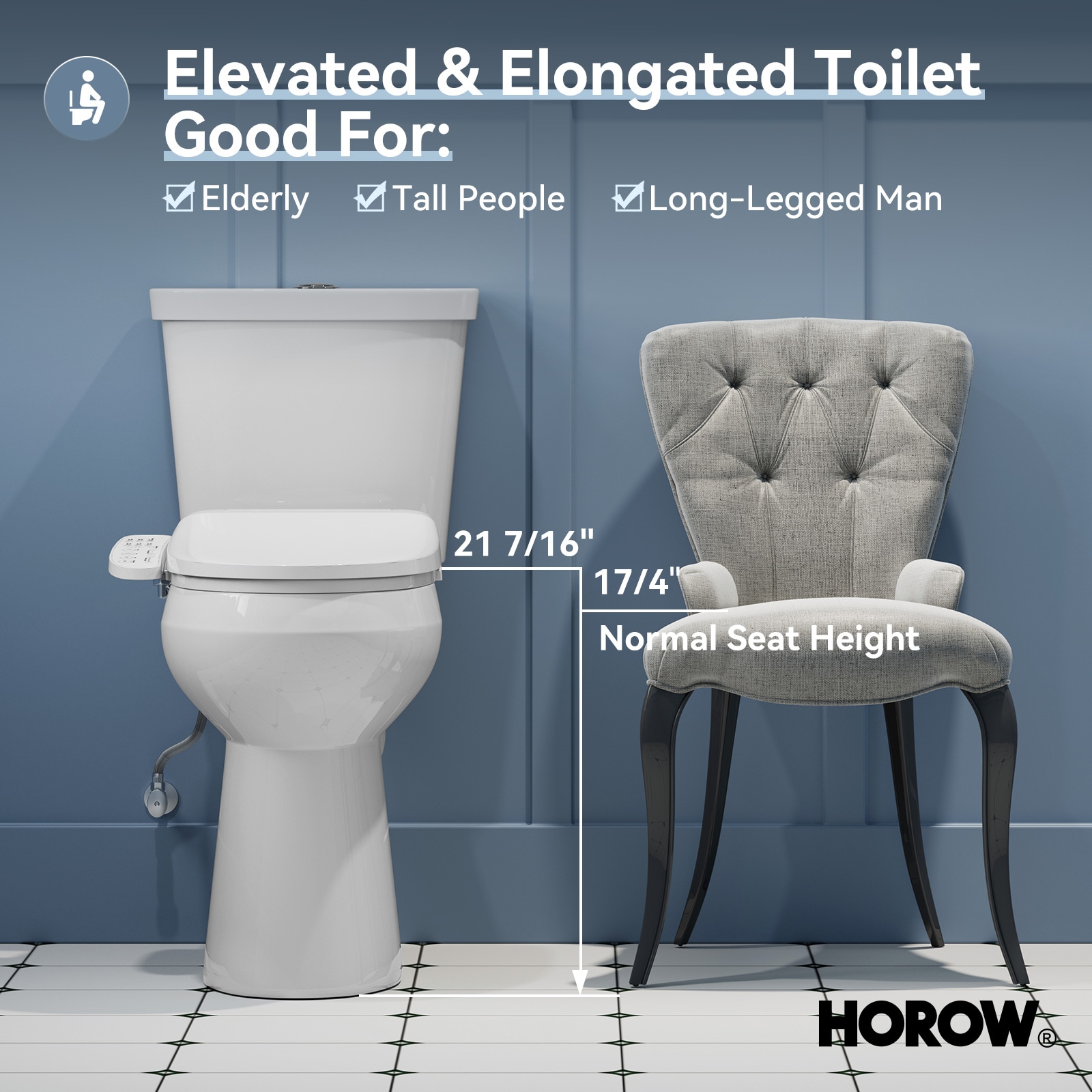 HOROW HR-BT3E03D toilets - View #10