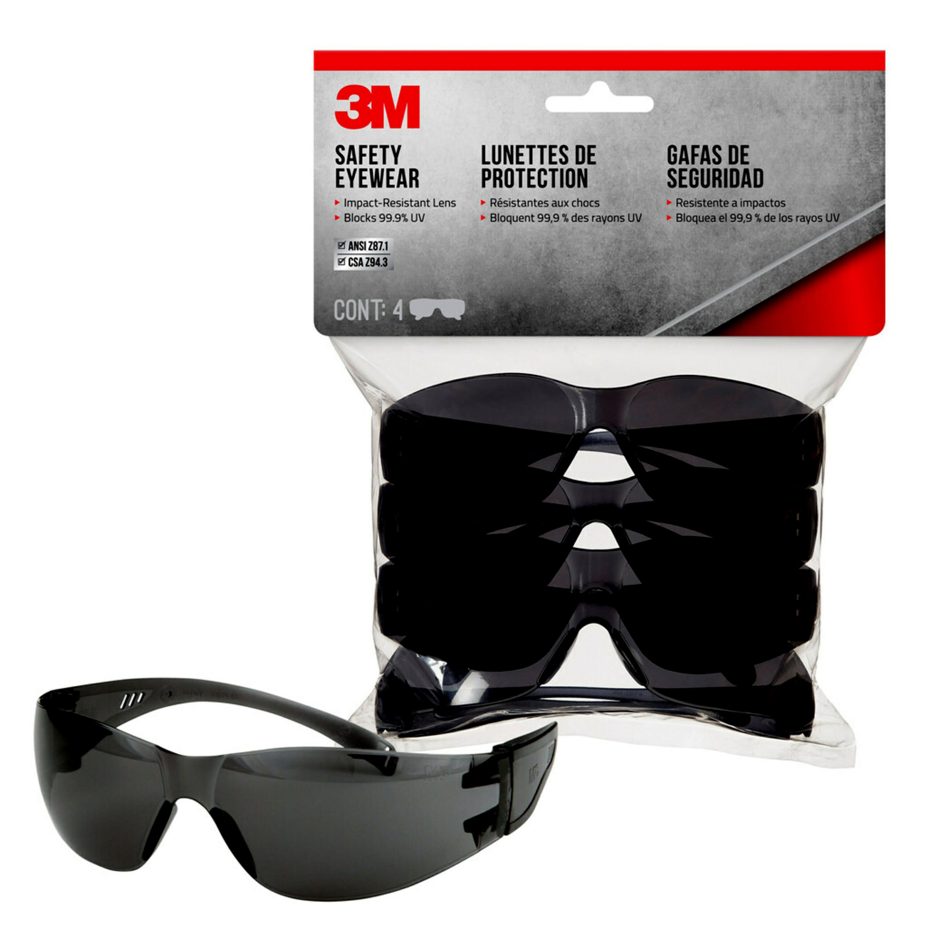 Impact Resistant Safety Glasses
