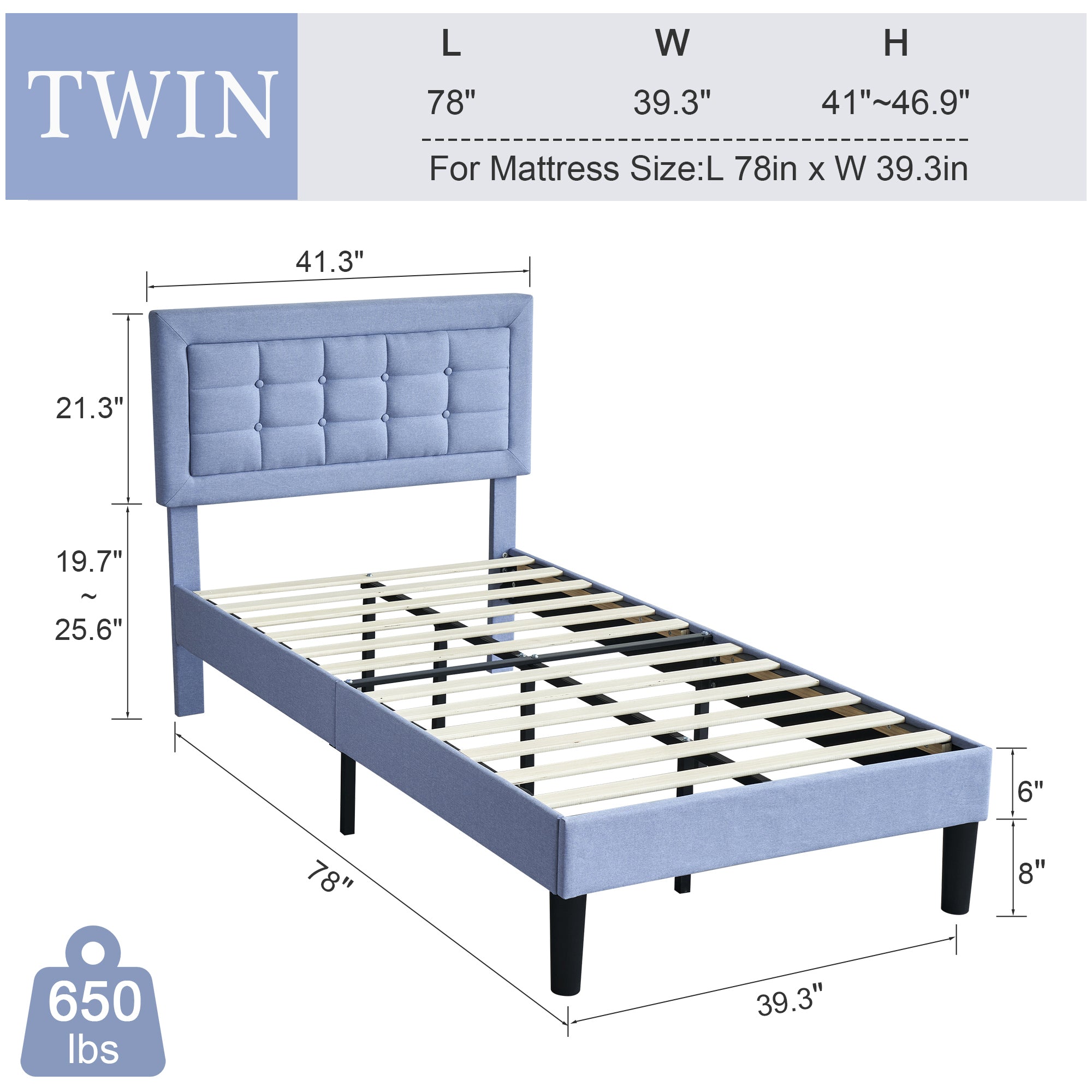 Vecelo LOE-BTJ-RT01-LBLU beds - View #3