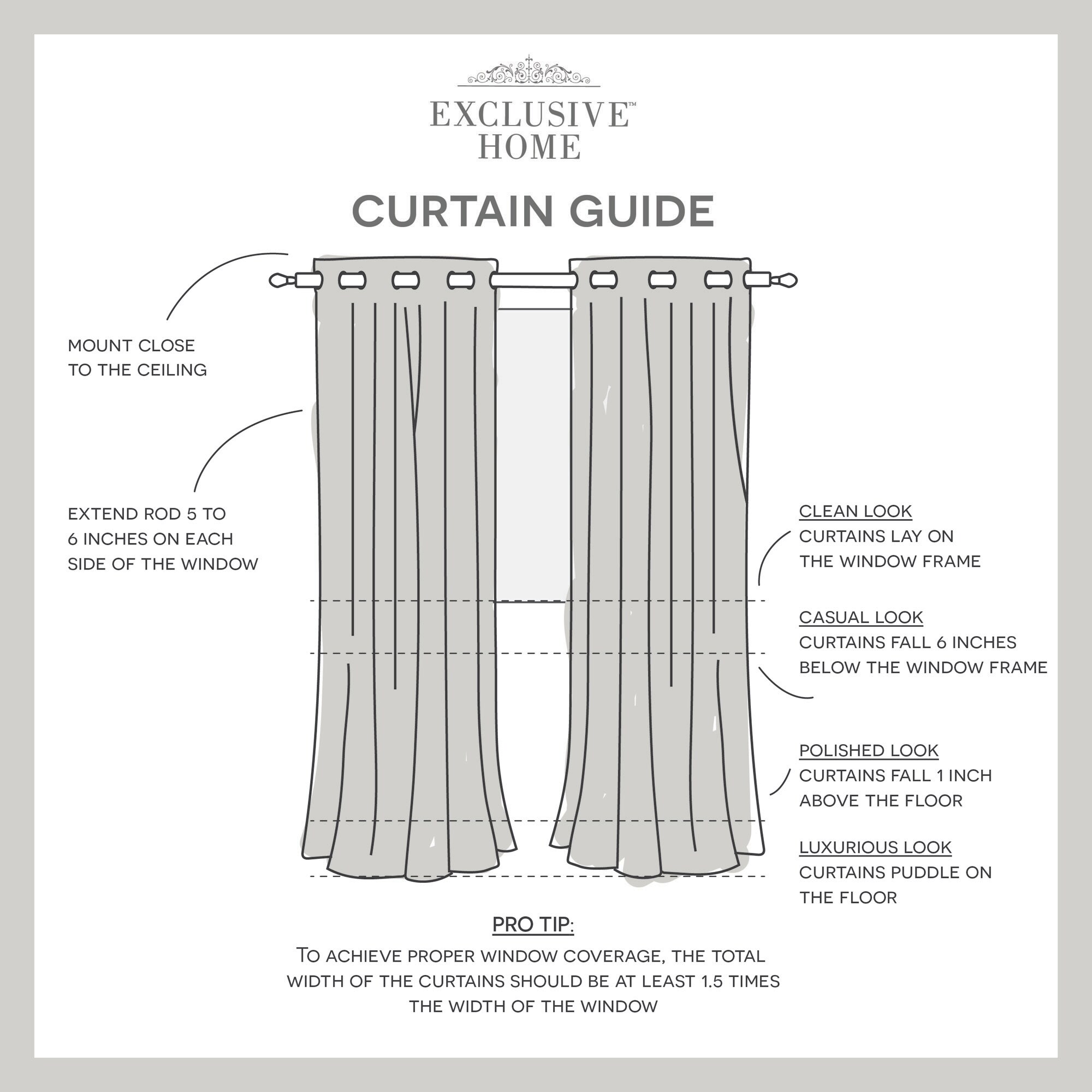 Exclusive Home EH8112-02 2-108G curtains - View #6