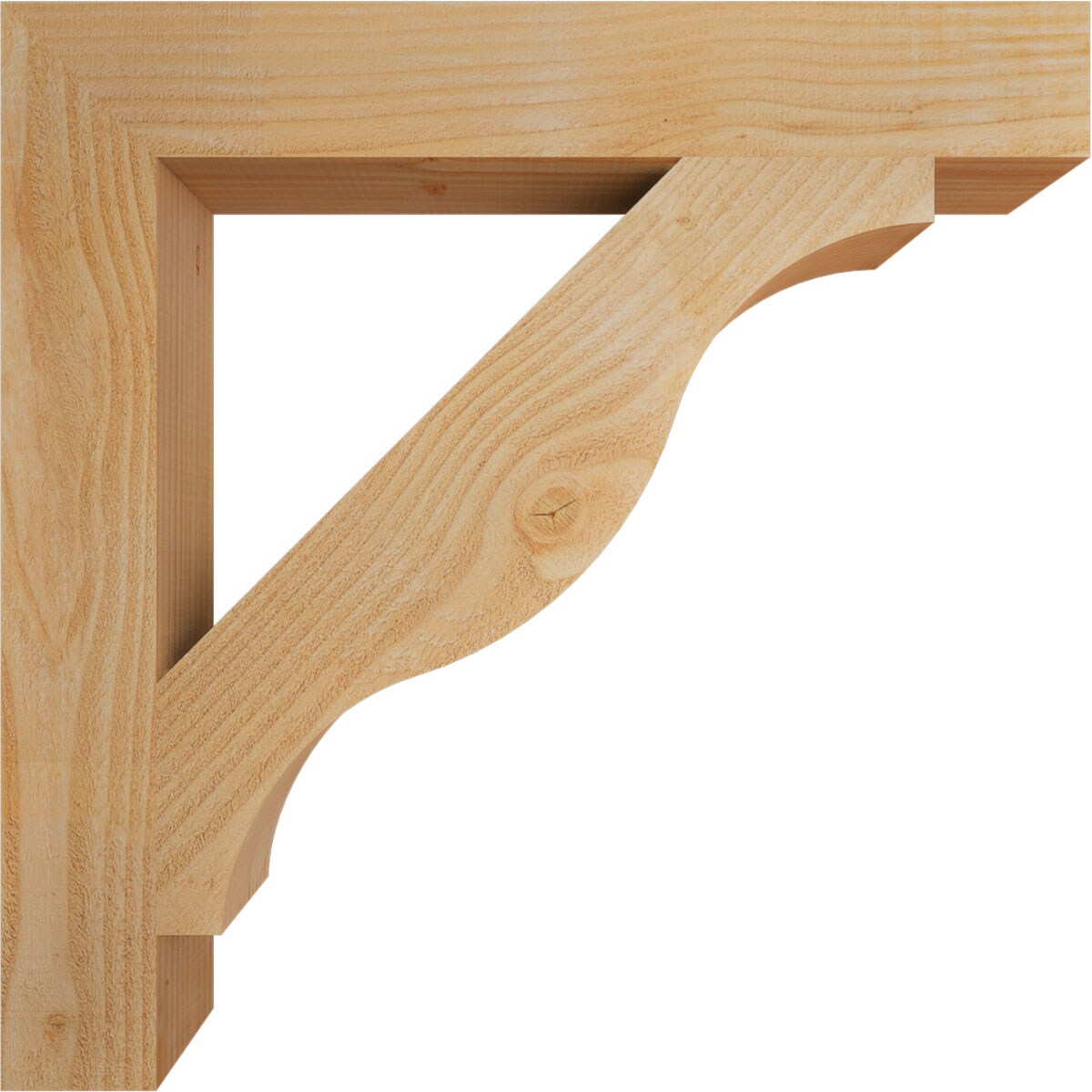Ekena Millwork BKT04X28X28FST05RDF Exterior-Brackets-Braces - View #3