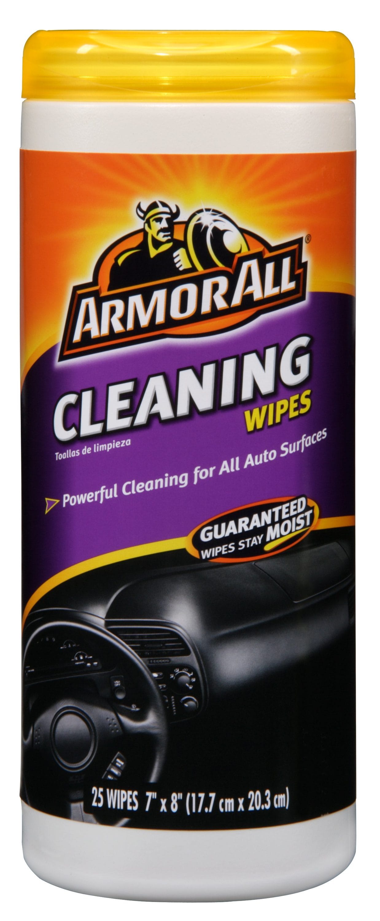  Armor All Car Interior Cleaner Wipes for Dirt & Dust - Cleaning  for Cars & Truck & Motorcycle, New Car, 25 Count, 17952 : Automotive