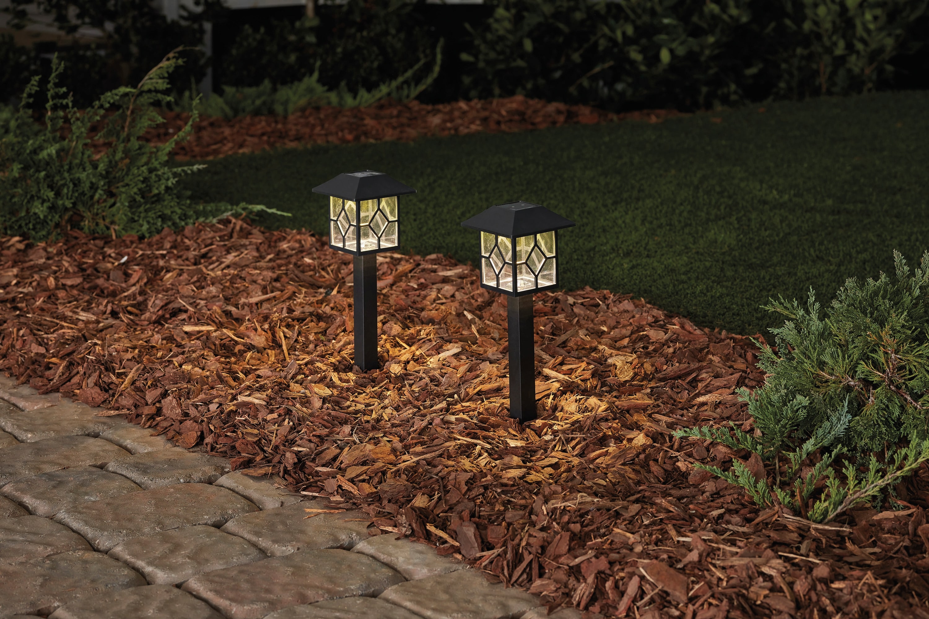 Harbor Breeze QS9PB-K5C-BK-T25 Path-Lights - View #3
