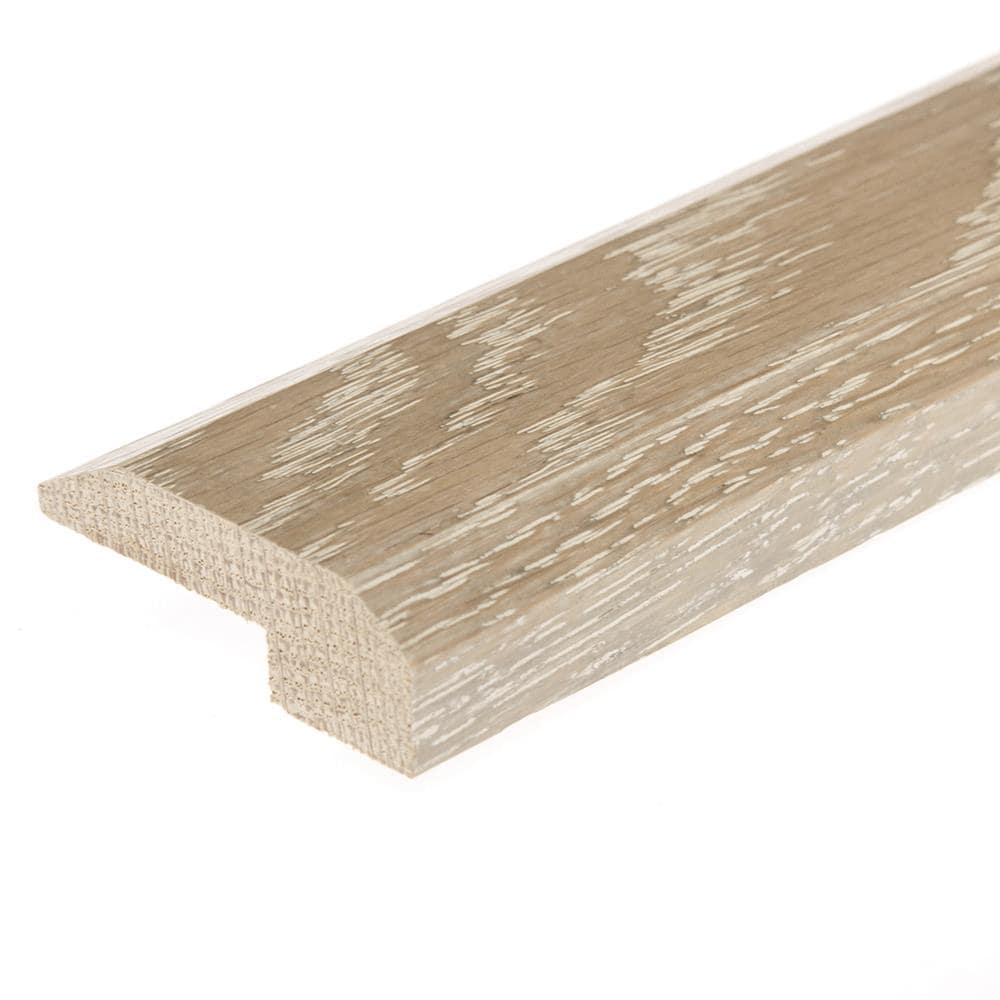 Flexco 786791 Threshold Mount Castle Seashell 0.688-in T x 2-in W x 78-in L Solid wood Threshold