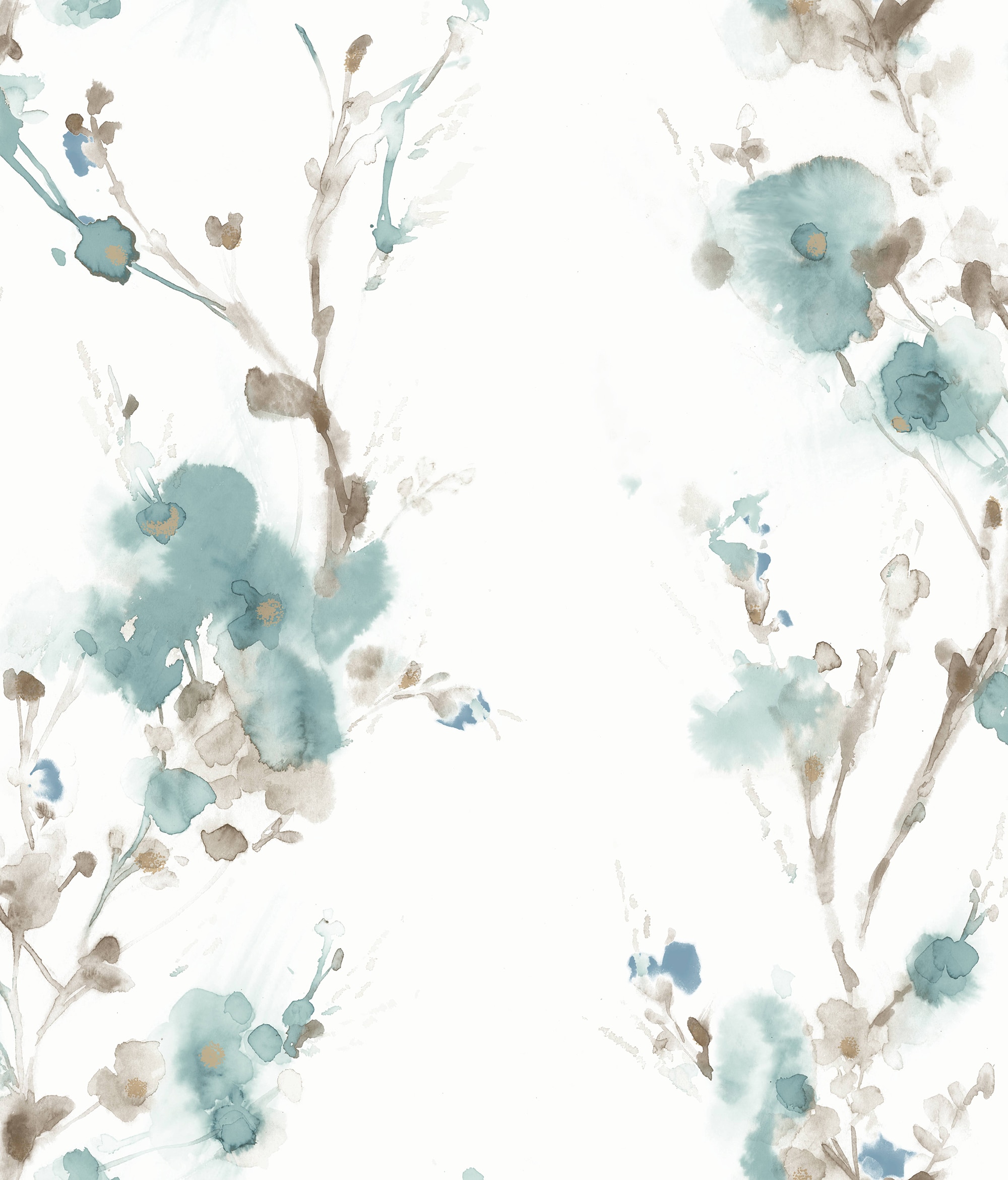 York Wallcoverings PSW1102RL Simply Candice Simply Candice 34.2-Sq. Feet Blue Non-woven Ivy/Vines Self-adhesive Peel and Stick Wallpaper