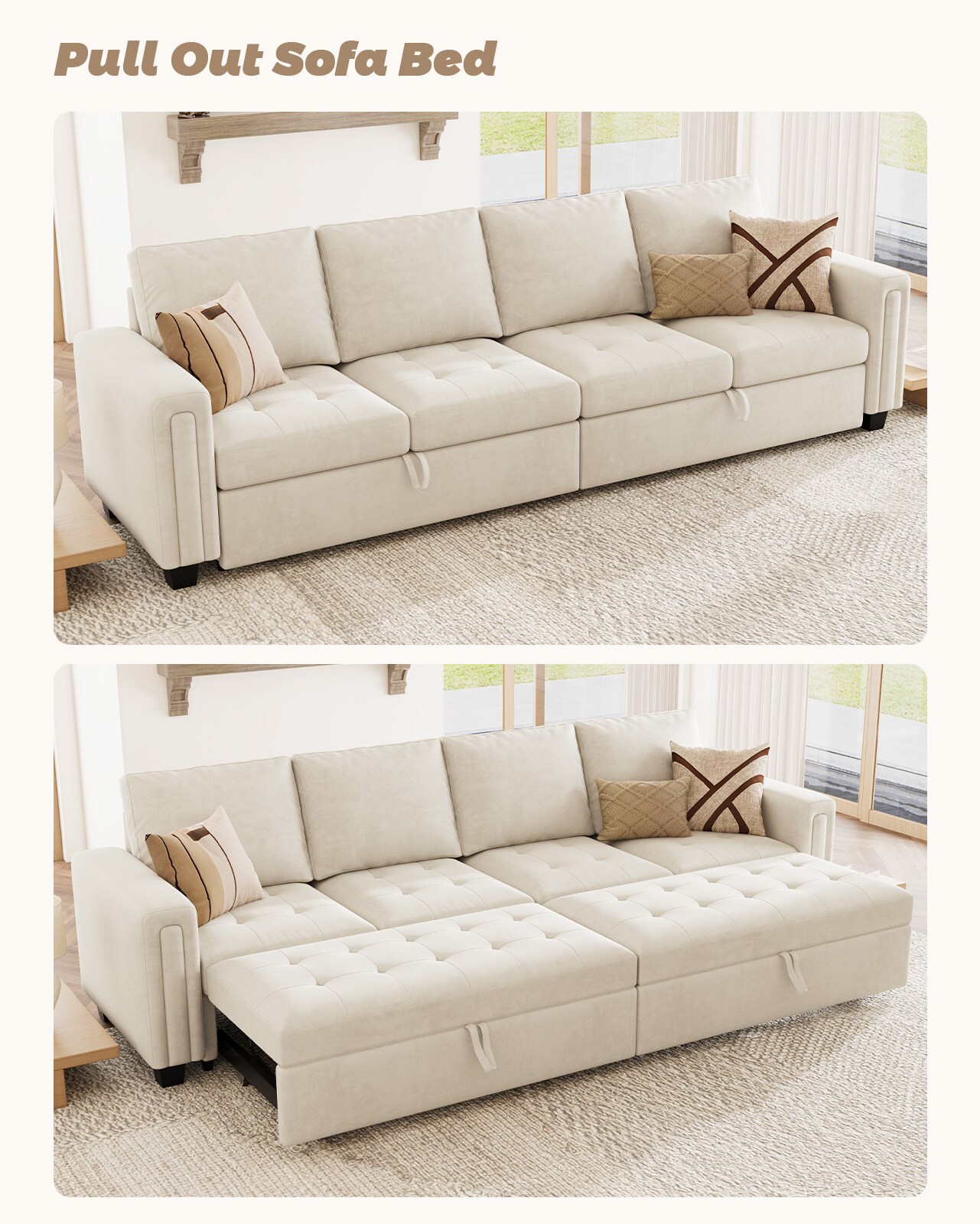 Belffin BF067-A2G-WHITE futons - View #6