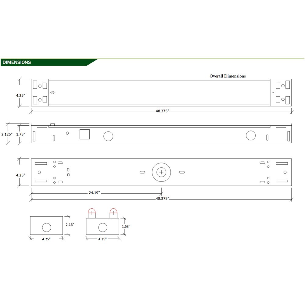 Designers Fountain ST702T1850B Emergency-Exit-Lighting - View #5