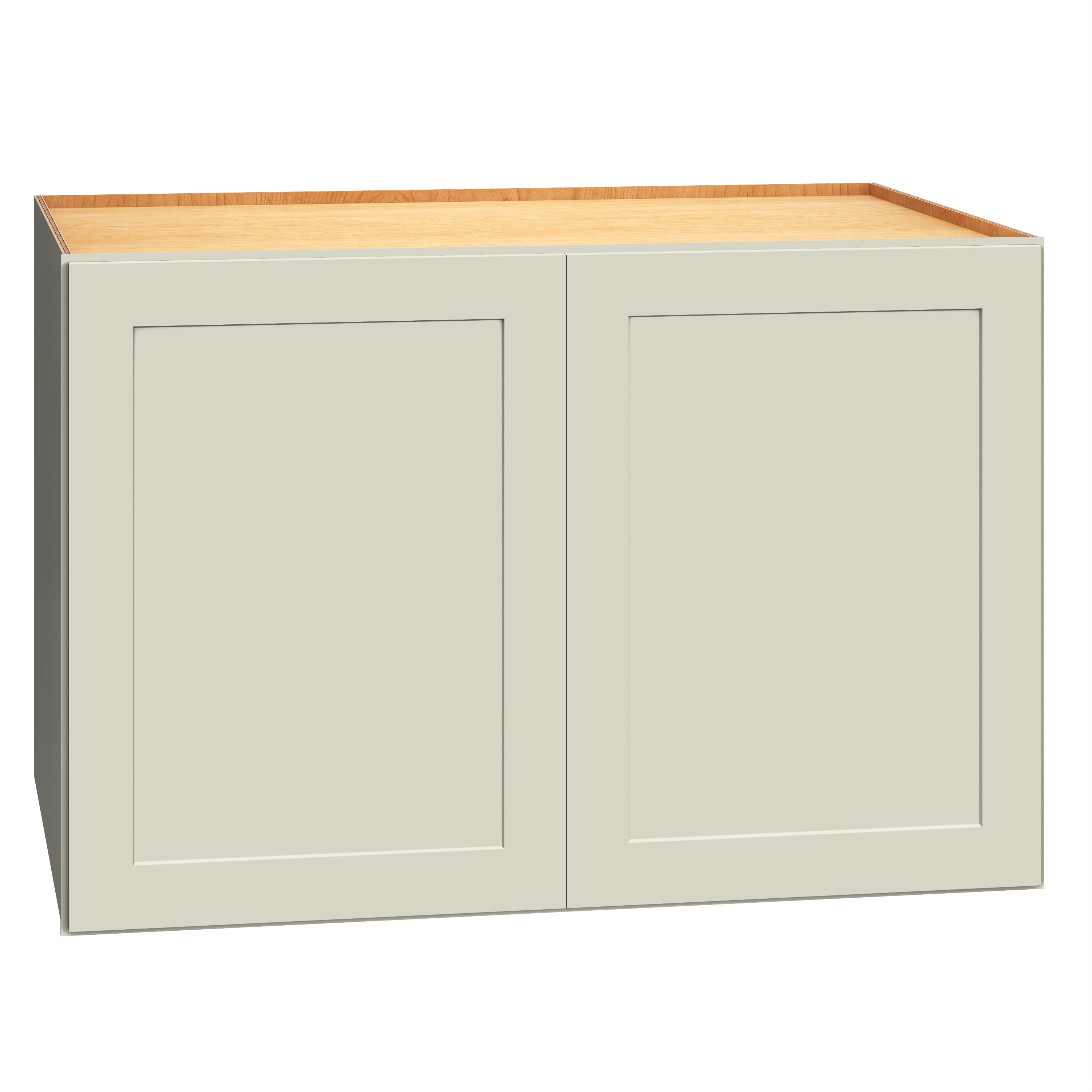 Diamond Express 61D-W362424 Jamestown 36-in W x 24-in H x 24-in D Icy Avalanche Wall Fully assembled Plywood Cabinet (Recessed Panel Shaker)