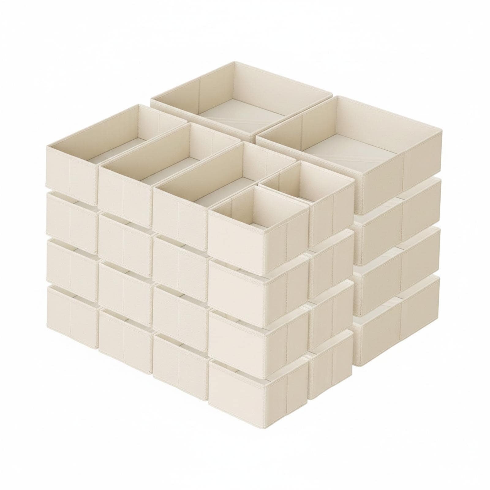 Baginizer Drawer Organizer Clothes Foldable Closet Storage Dividers Bins Versatile Sizes Durable Non Woven Fabric Multi Use Simple Setup #BAGINIZER001115