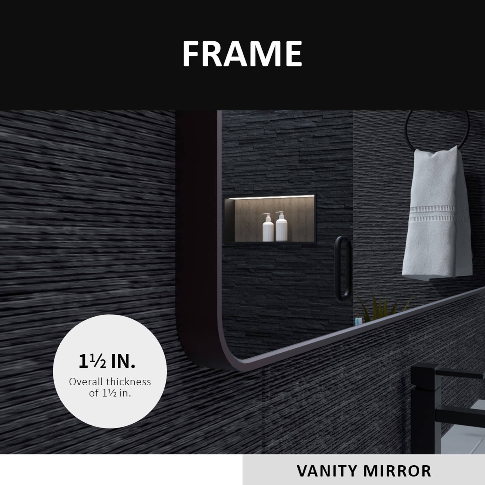 ExBrite FUBM6036ORB Framed-Bath-Mirrors - View #4