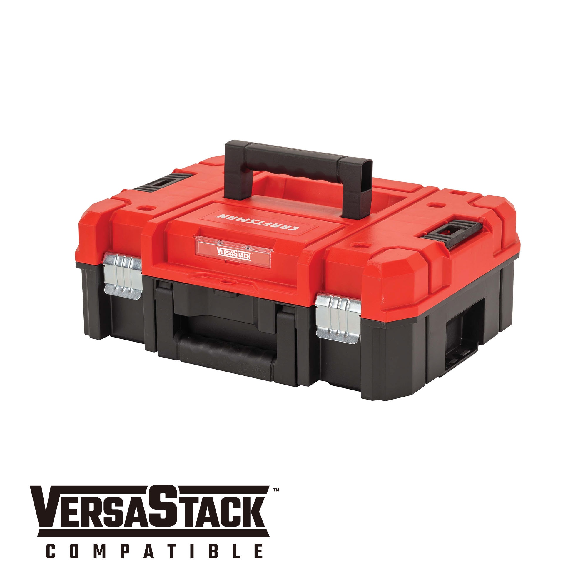 CRAFTSMAN VERSASTACK 17-in Red Plastic Lockable Tool Box