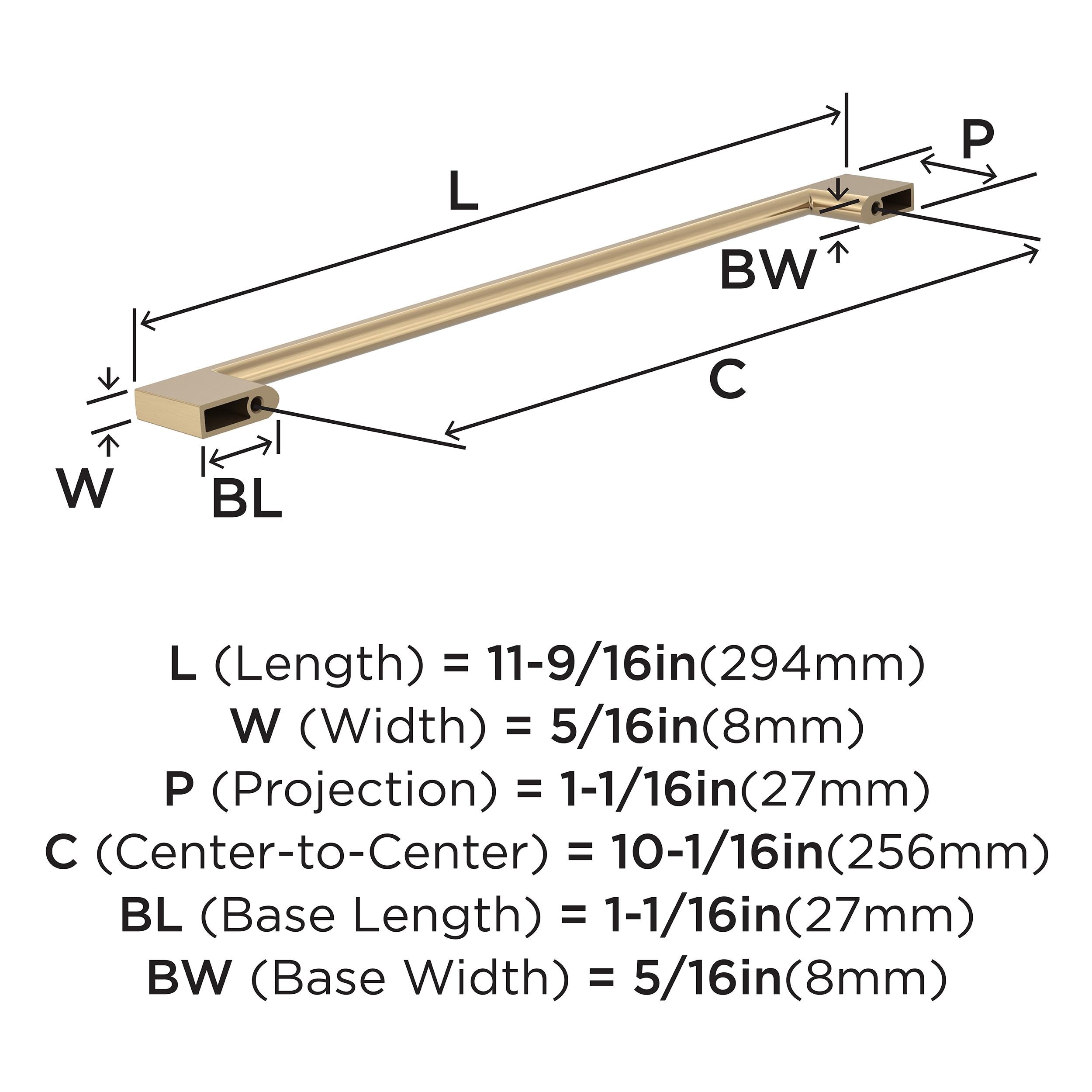 Amerock 10BX37135CZ Cabinet-Pulls - View #4
