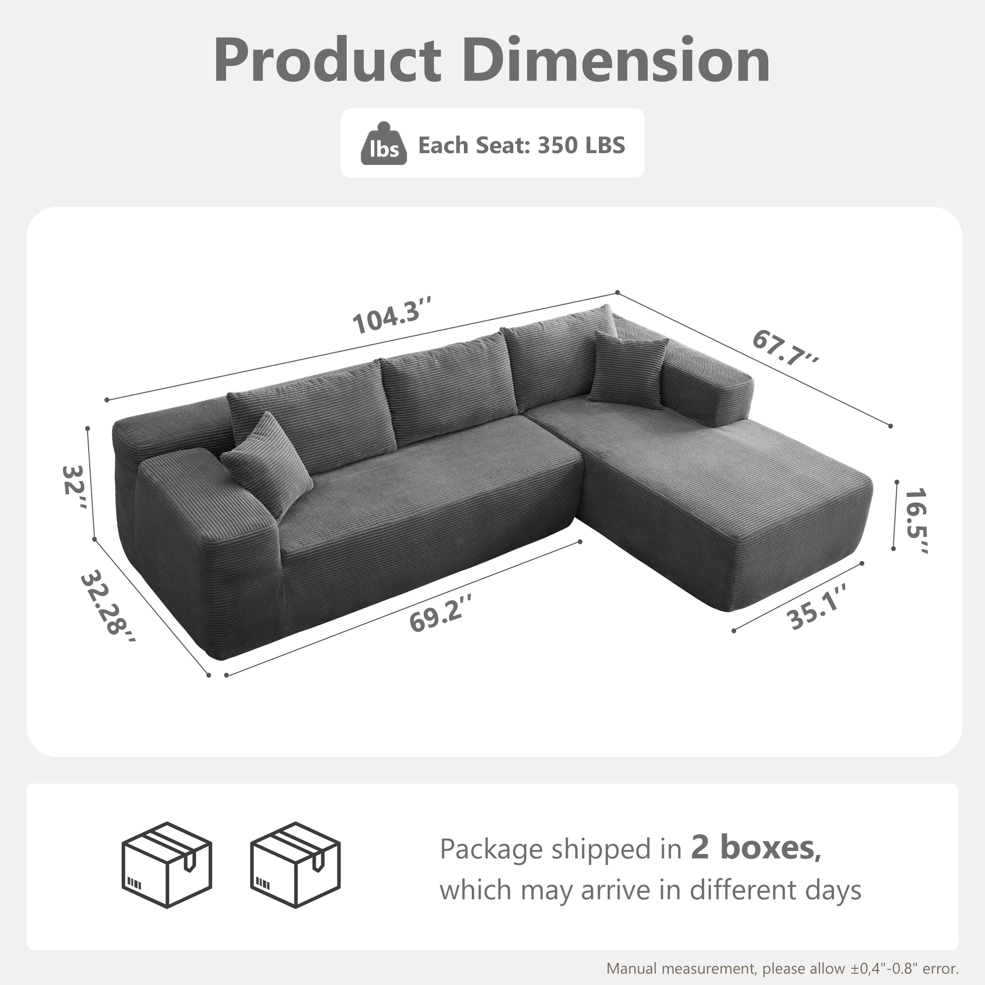 weaxty HMB2V900R Sofas-Loveseats - View #2