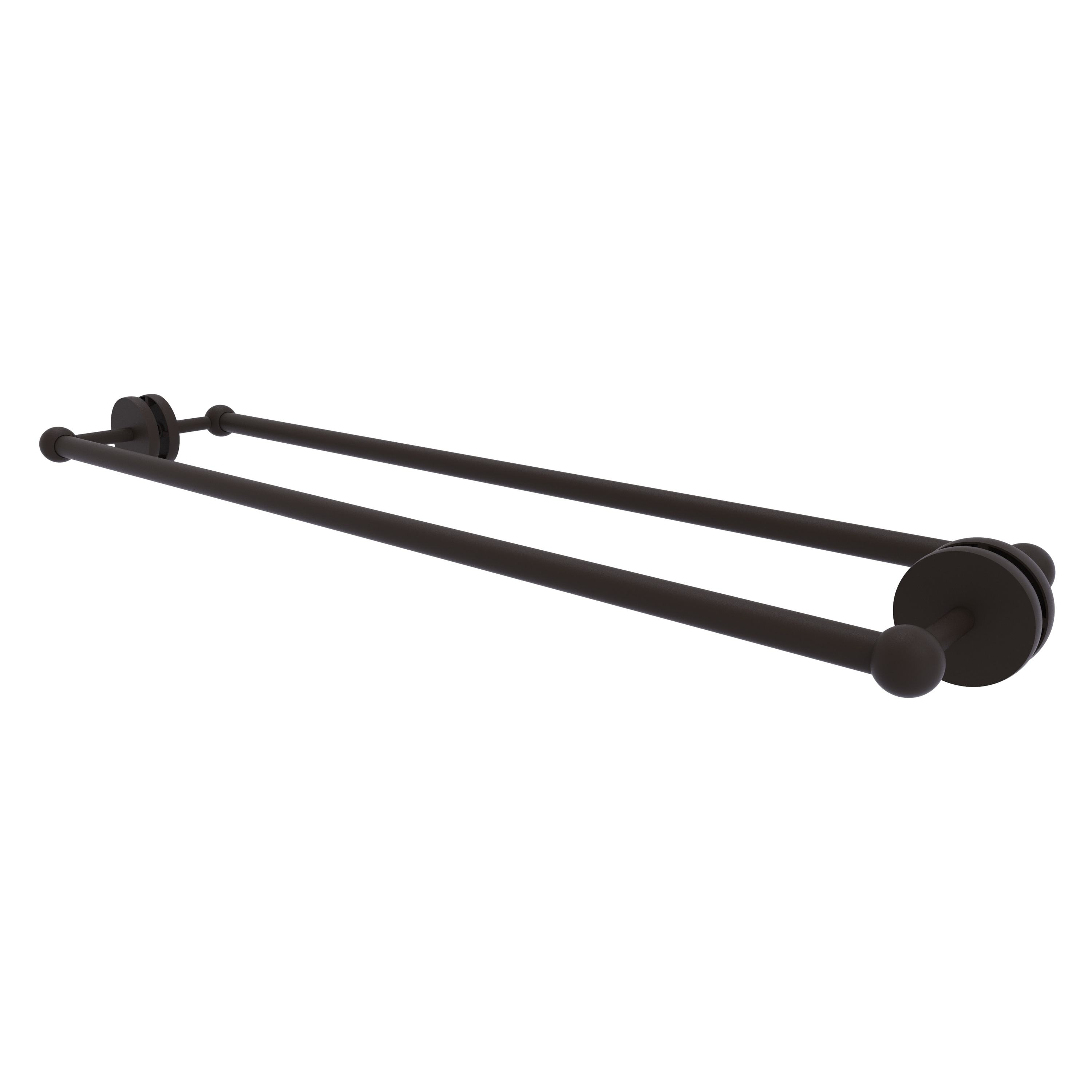 Allied Brass P1000-41-BB-30-ORB Prestige Skyline 30-in double Oil-rubbed bronze Wall mount Double Towel Bar