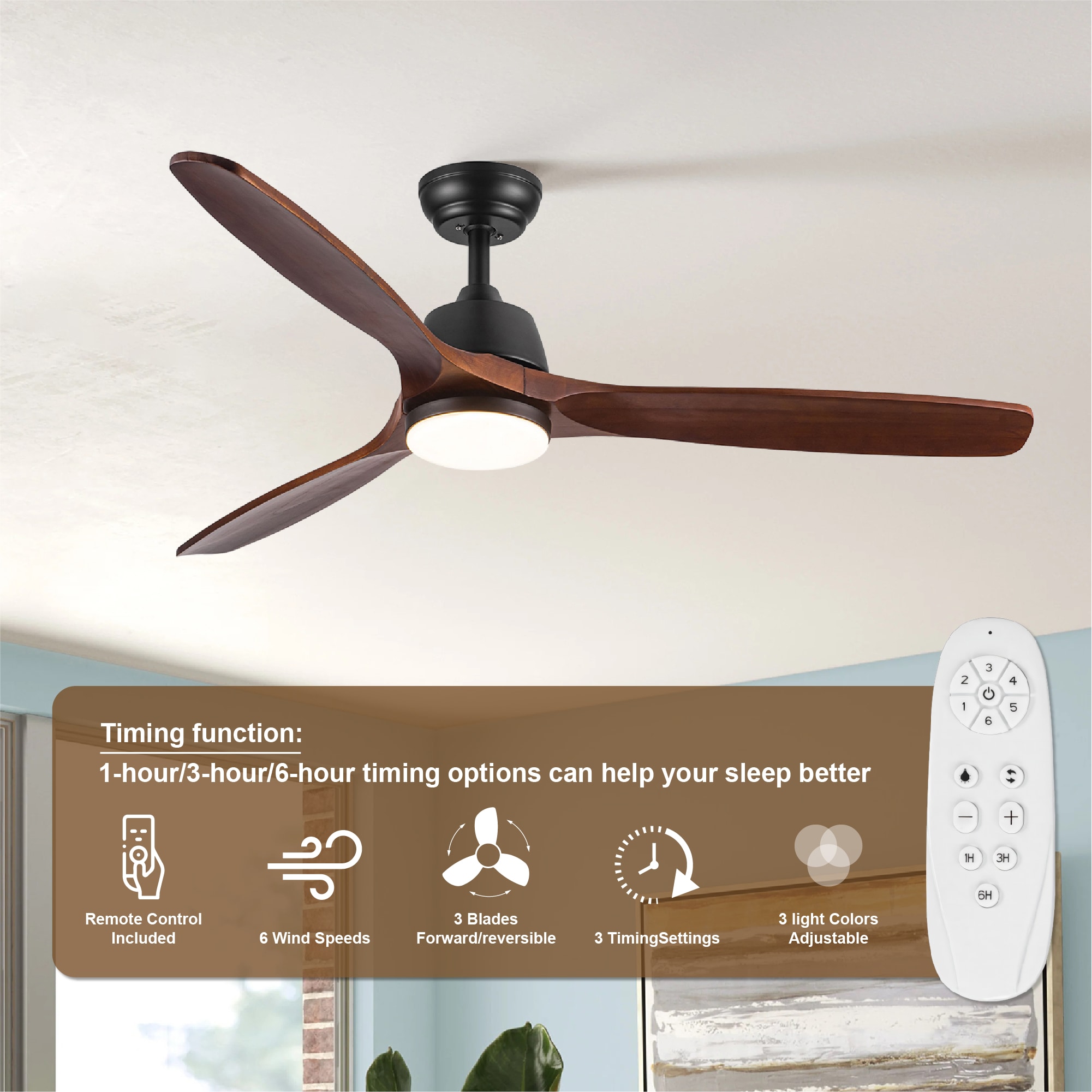 WELLFOR AMYU-11 Ceiling-Fans - View #9