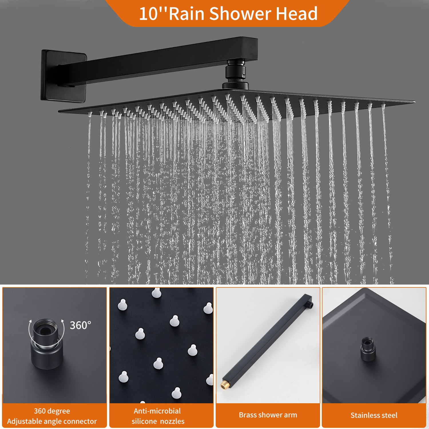 Cobbe LS1-KSA023 Showerhead-Bar-Panels - View #2
