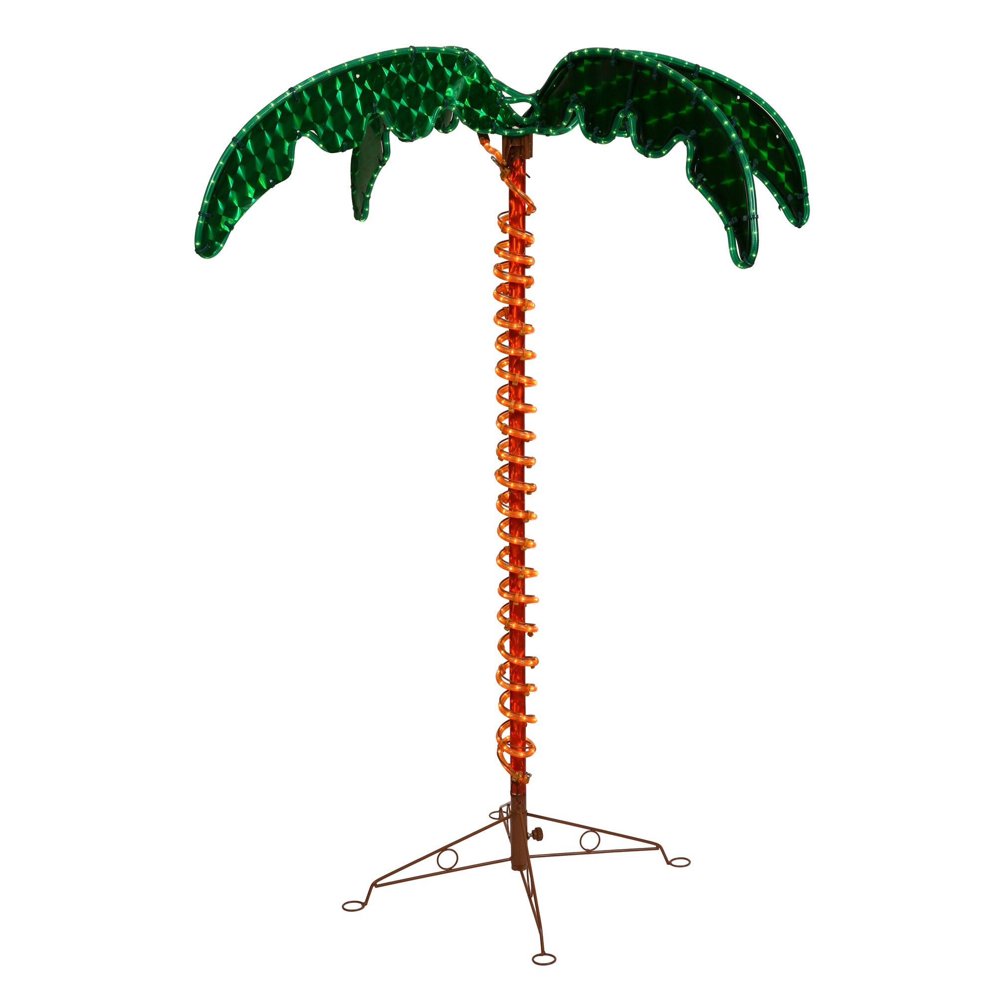 Vickerman X110246 54-Inches Green, Orange Indoor Floor Palm Artificial plant