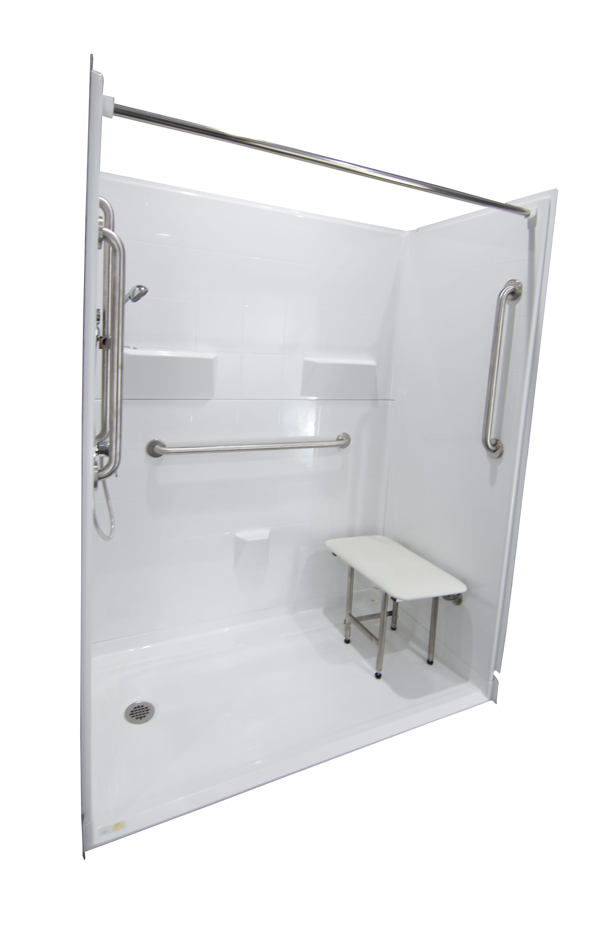 Laurel Mountain LM6036BF5PLPK21.0064 Alcove-Shower-Kit - View #4