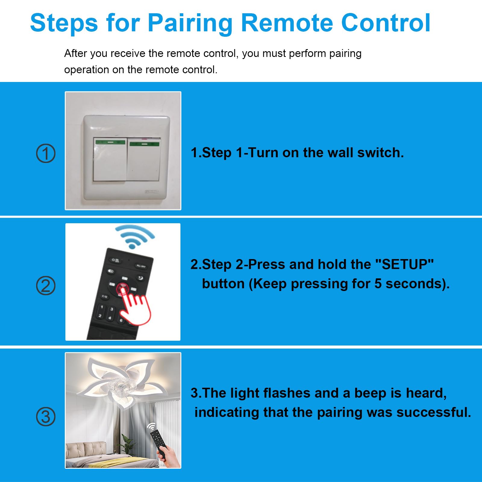 Ahfiwaso LAH0811H165 Ceiling-Fan-Blade-Arms - View #4