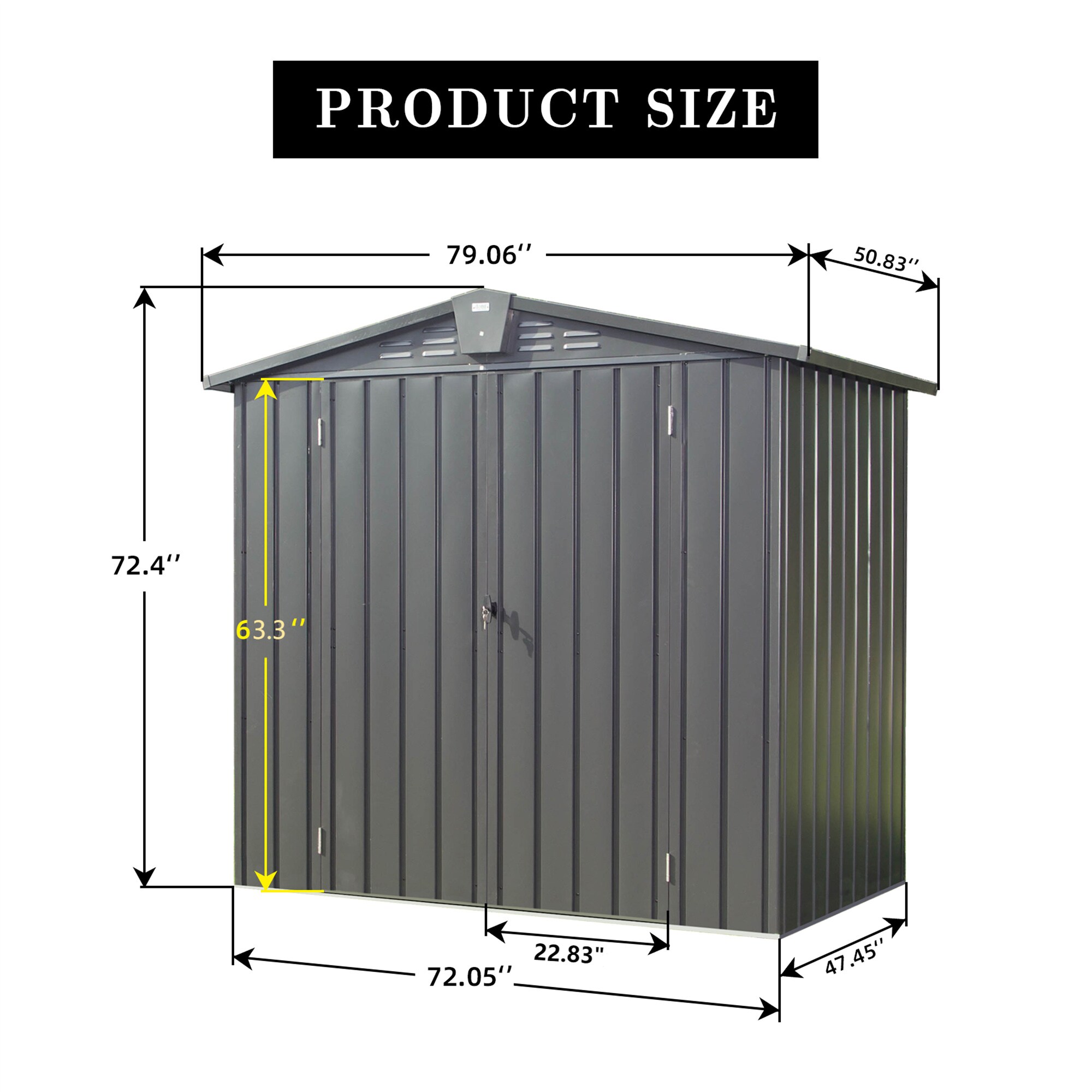 Mondawe MD-DM00030 Metal-Storage-Buildings-Sheds - View #5