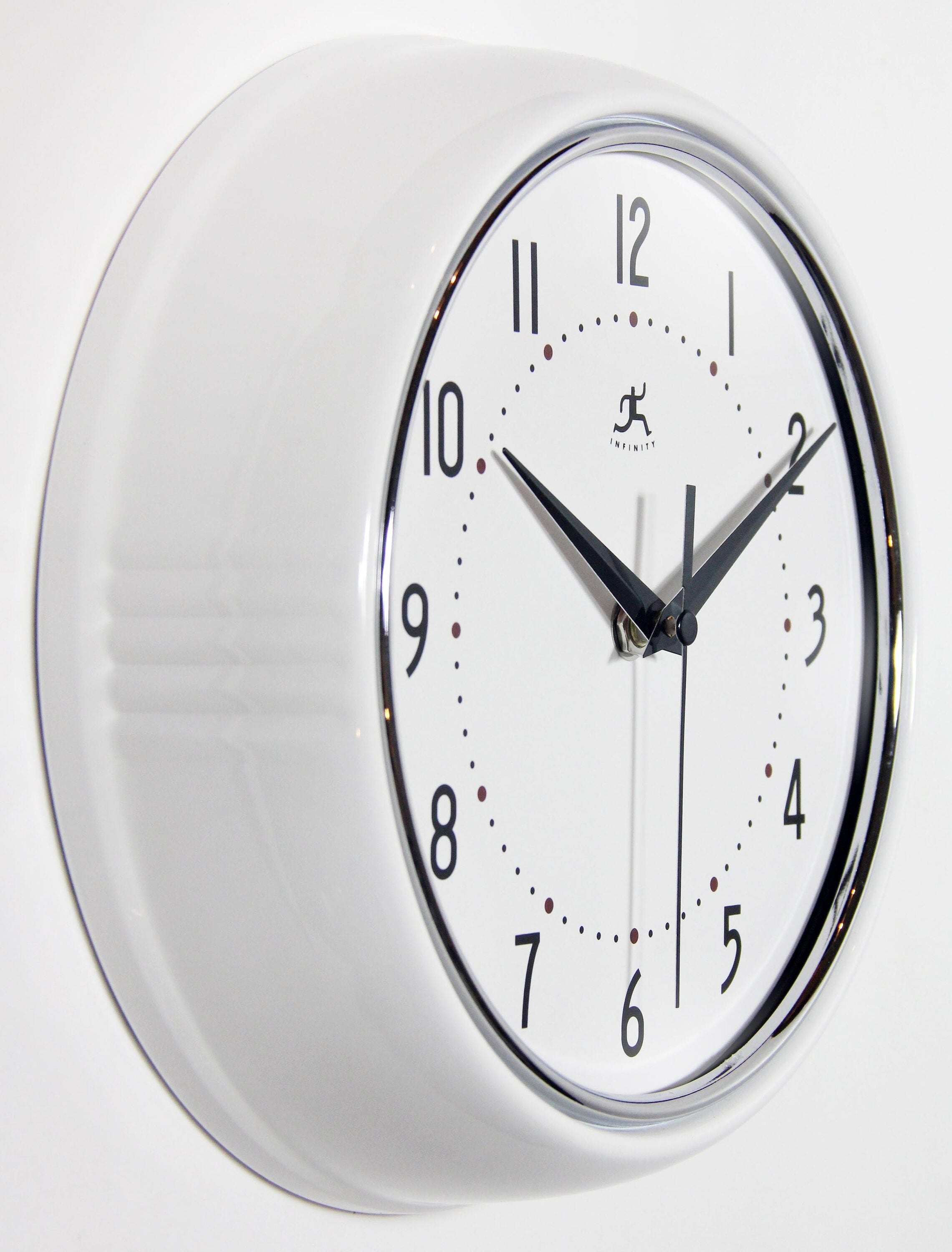 Infinity Instruments 10940-WHITE Indoor-Outdoor-Clocks - View #2