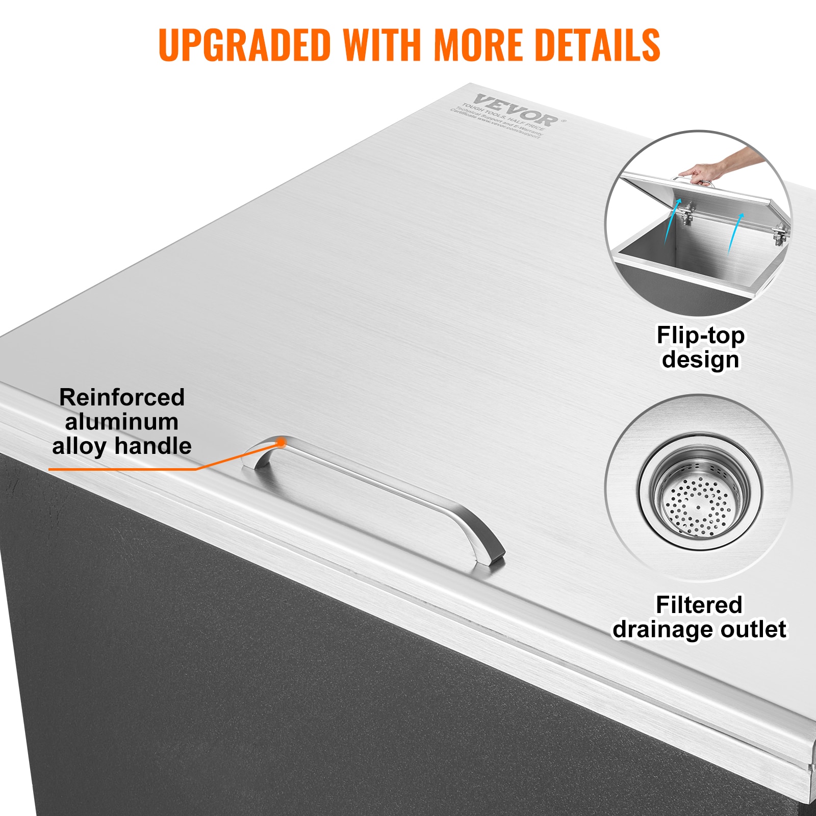 VEVOR QRSJ28X14X178AJ5IV0 Ice-Buckets - View #6