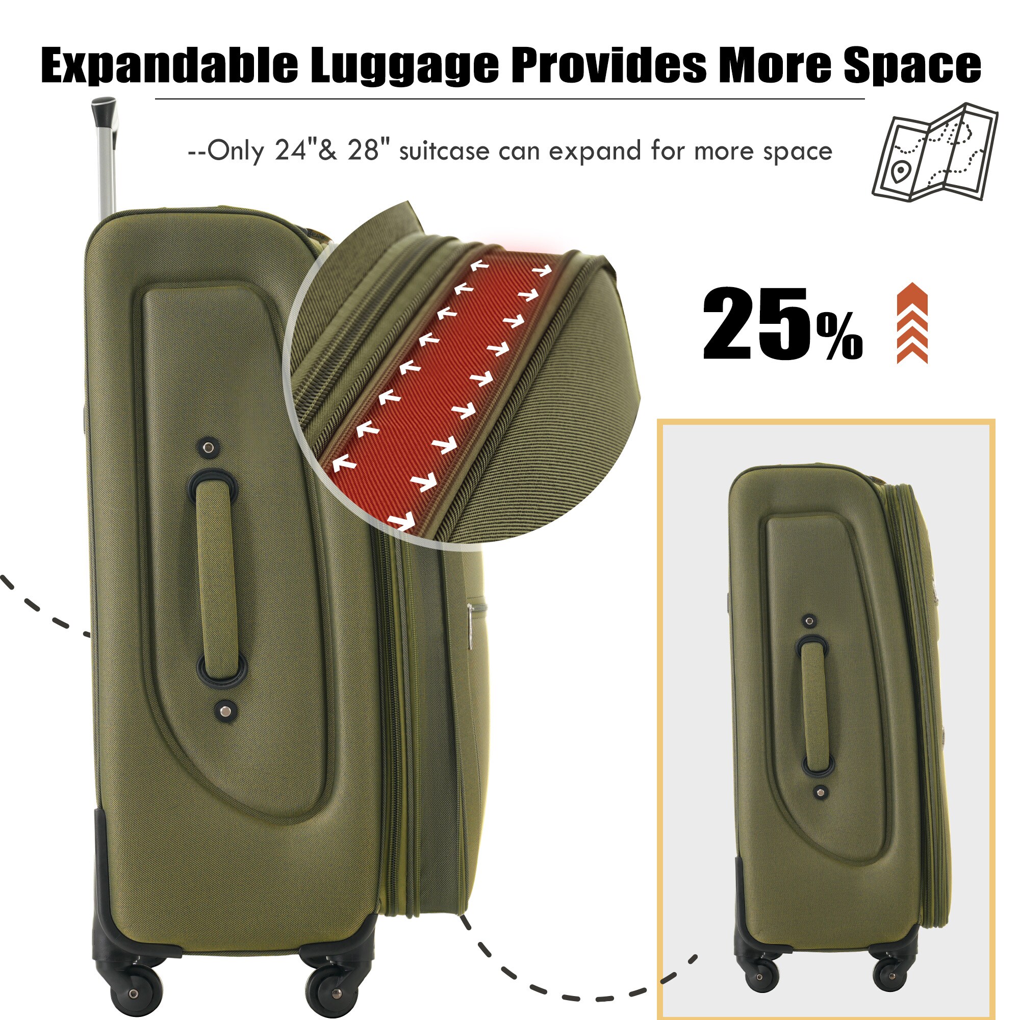 SINOFURN SYD9600016DG Luggage-And-Luggage-Sets - View #8