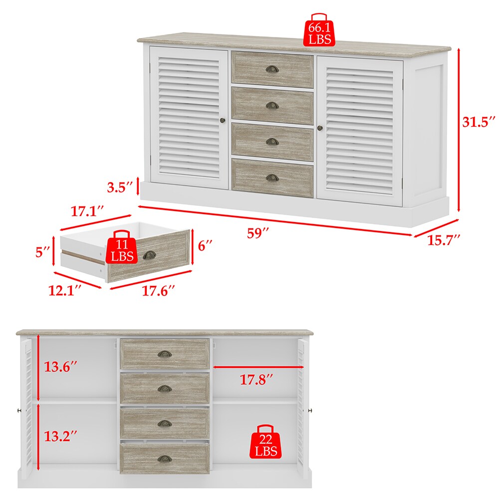 Homsee C-KF390072-01 Dining-Kitchen-Storarge - View #15