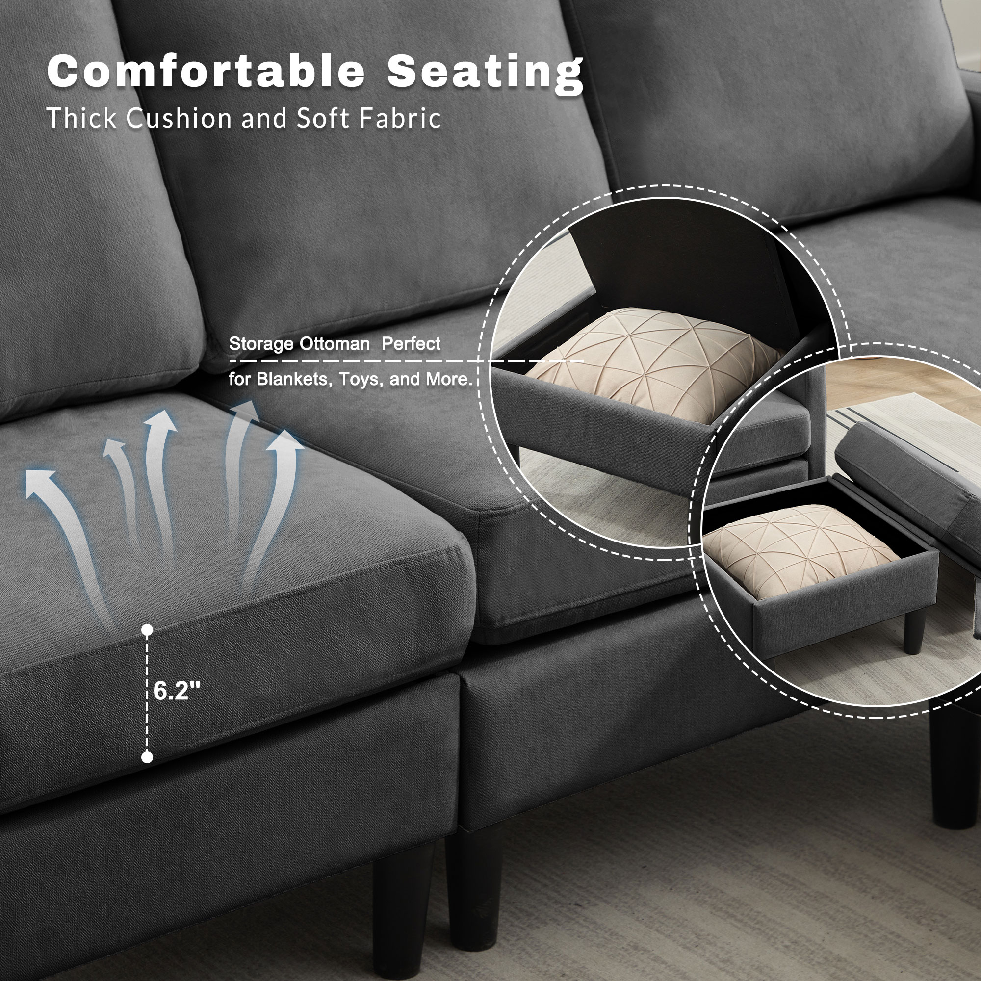 JEAREY SRJY-SH Sofas-Loveseats - View #12