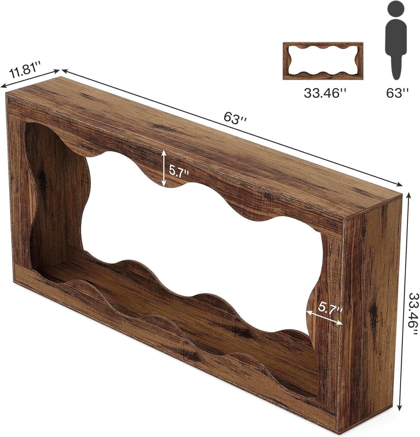 Tribesigns HOGA-F2092 Console-Sofa-Tables - View #4