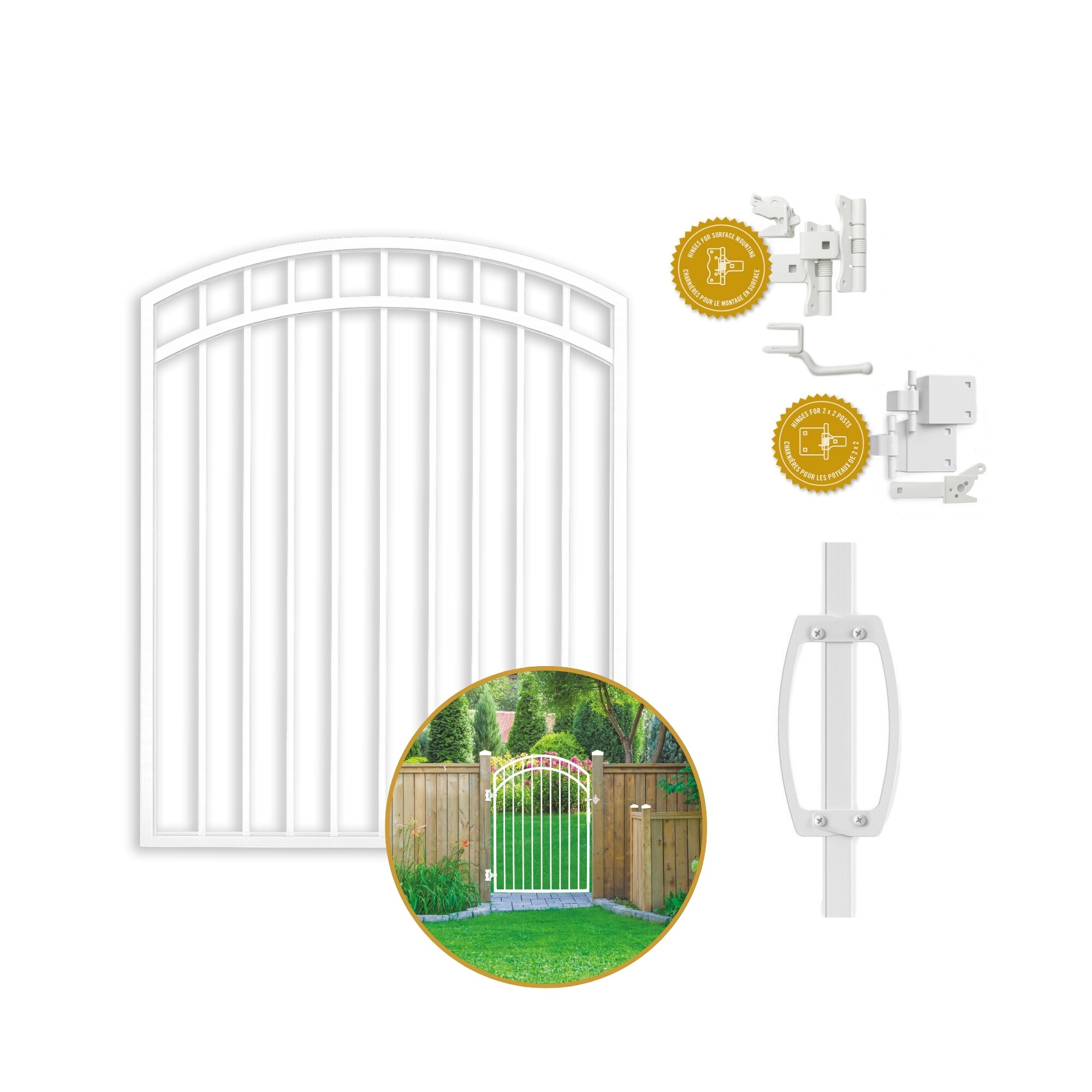 Nuvo Iron ICGA4556GW Fence-Gates - View #5