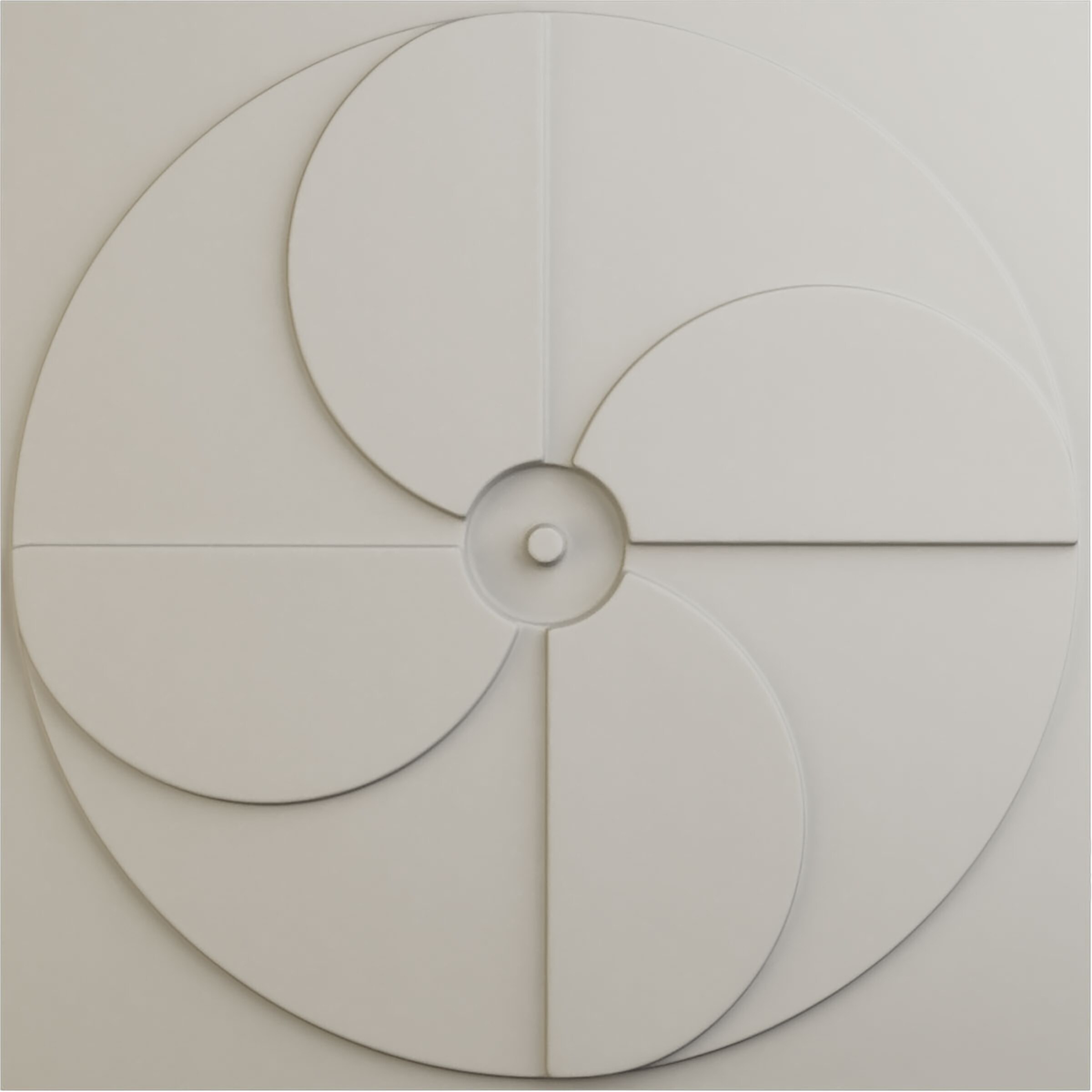 Ekena Millwork WP20X20WIGBW-CASE-12 19-5/8-in x 19-5/8-in Embossed UltraCover Satin Blossom White PVC Wall Panel 12 -Pack