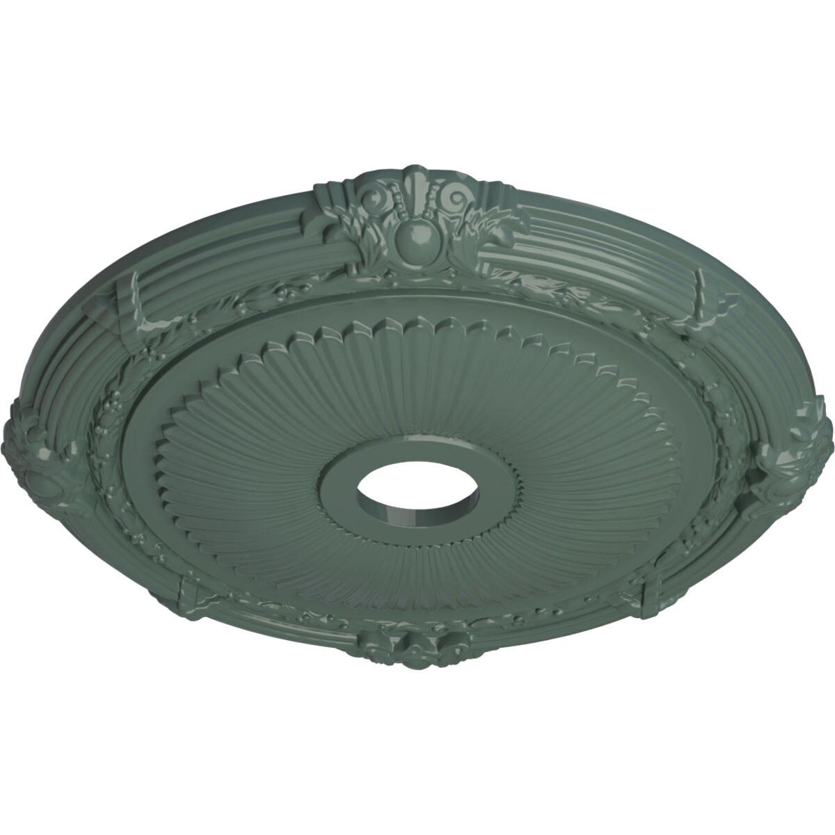 Ekena Millwork CM27HECBF Ceiling-Medallions - View #2
