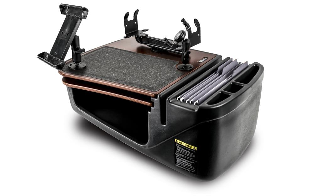 AutoExec AUE19300 GripMaster Mahogany with Power Inverter, Printer Stand, X-Grip Phone Mount and Tablet Mount