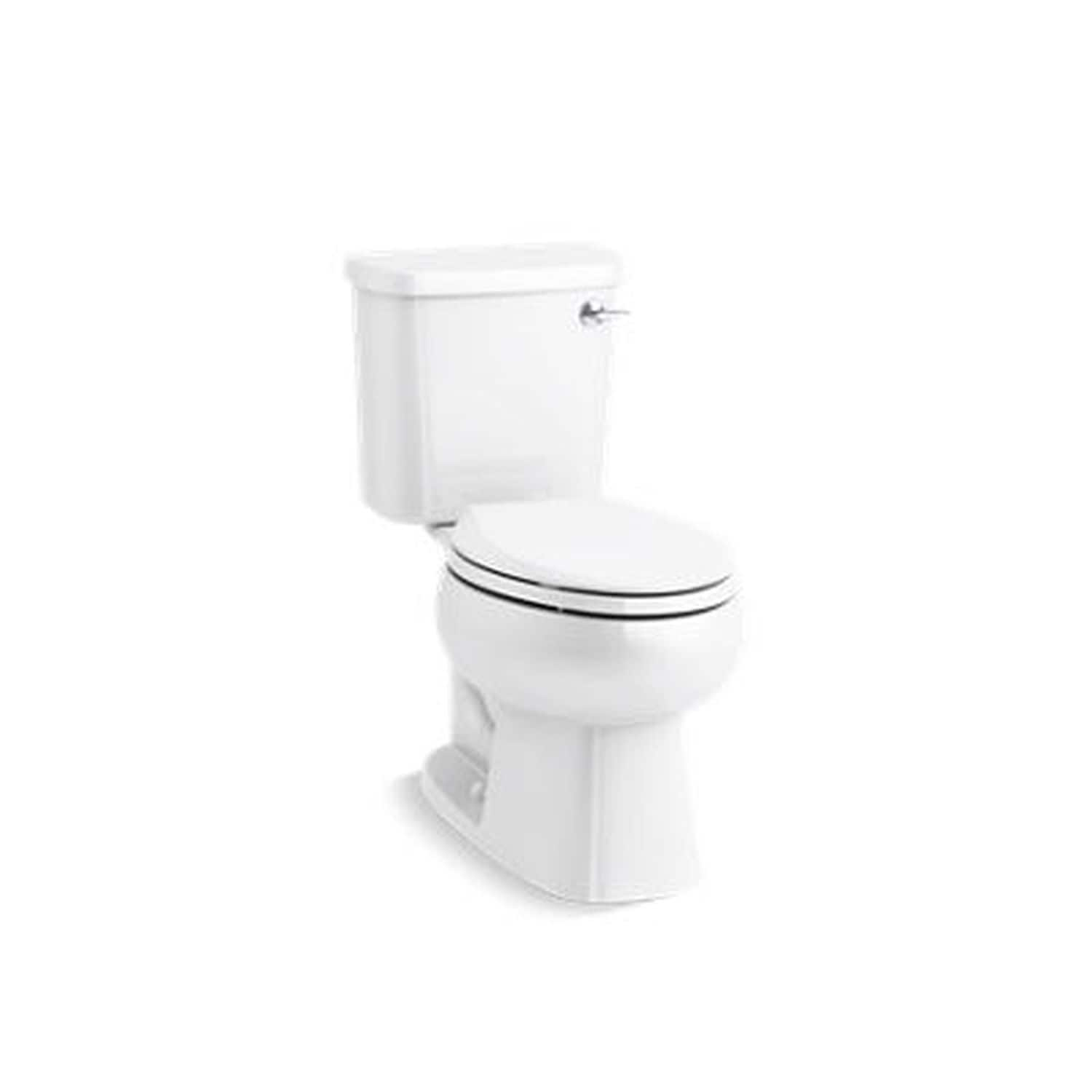 Sterling Windham White Round Standard Height 2-piece Toilet 12-in Rough ...