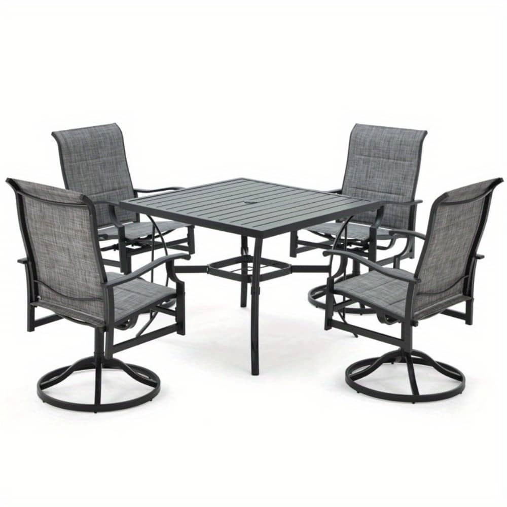 U-HOMY LY-153GY-OT Patio-Dining-Sets - View #2