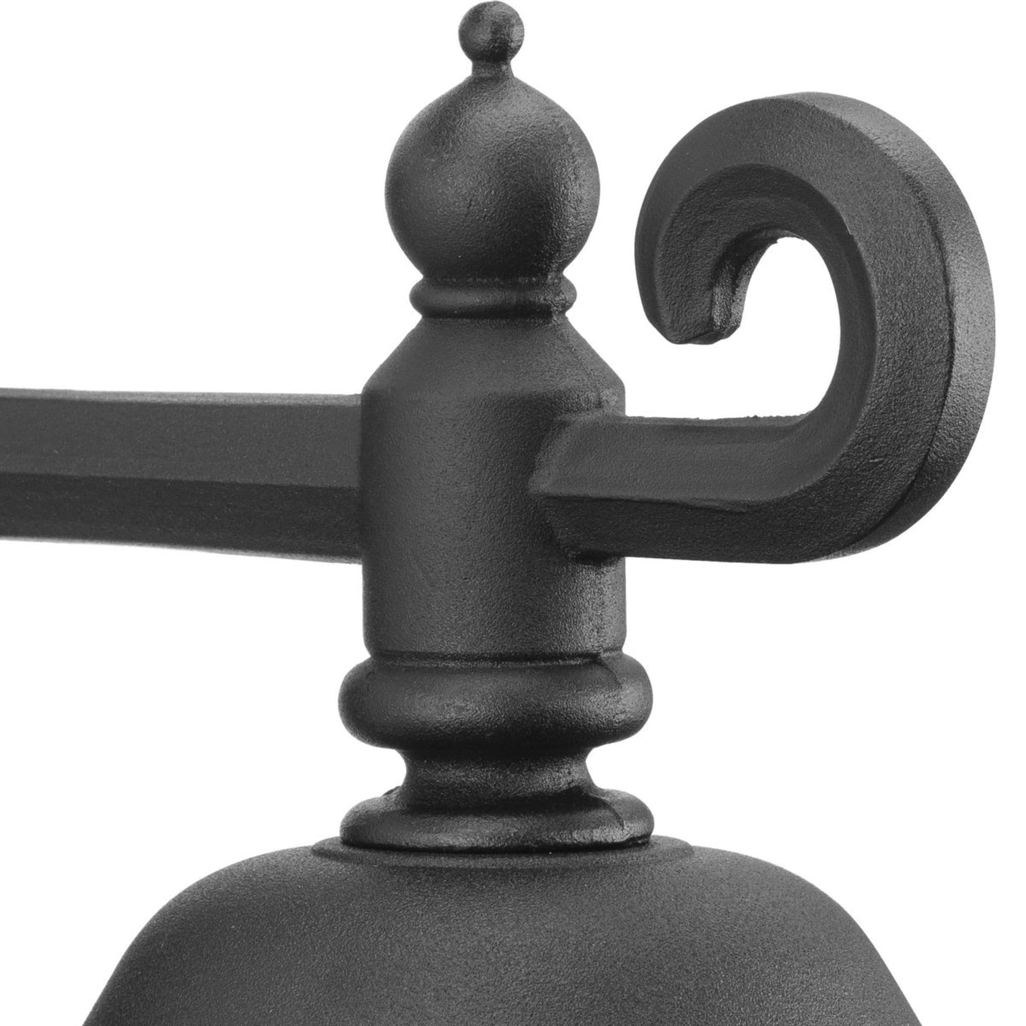 Ashmore Textured Black 2-Light Outdoor Wall Lantern