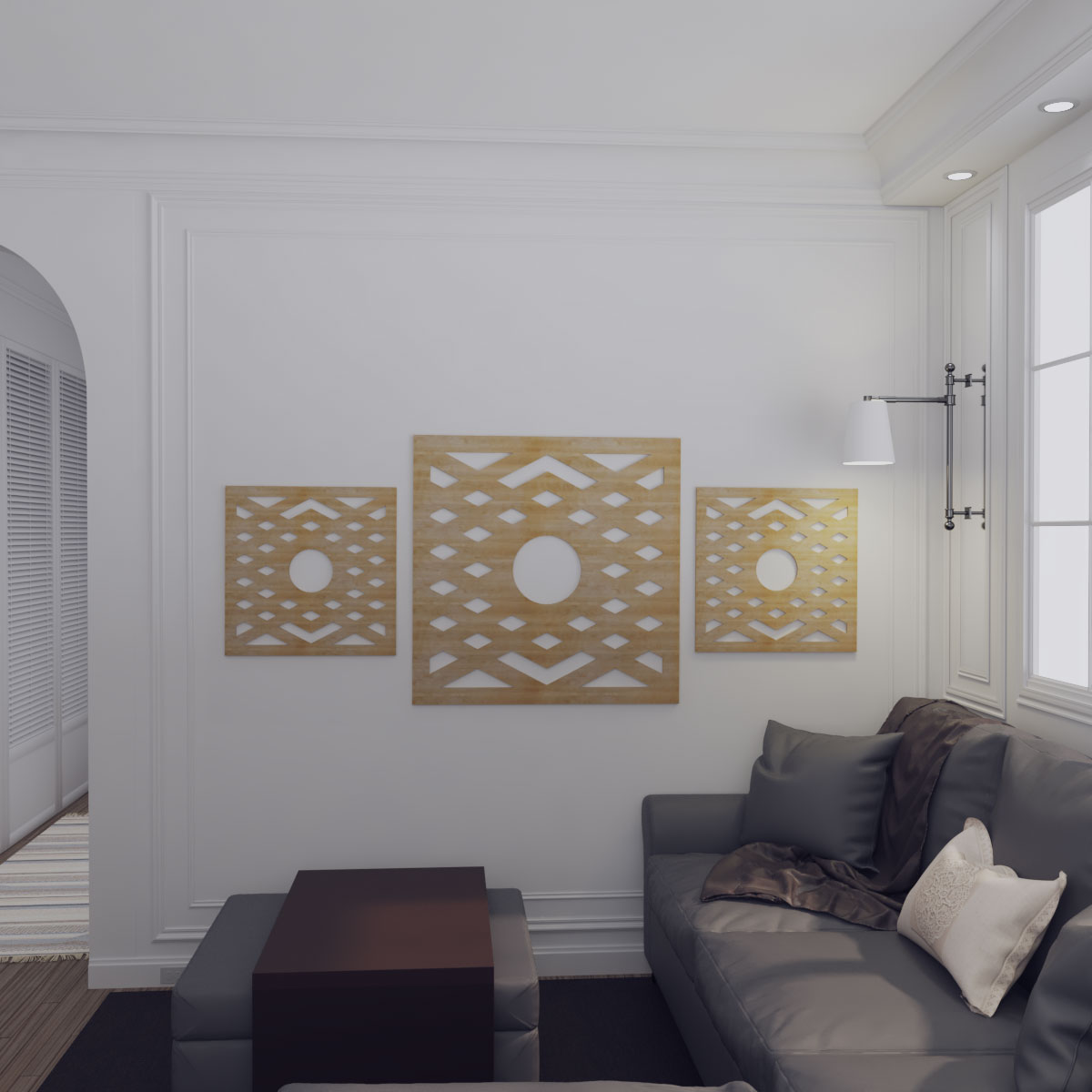 Ekena Millwork CMWP20X20X0250CHBI Ceiling-Medallions - View #15