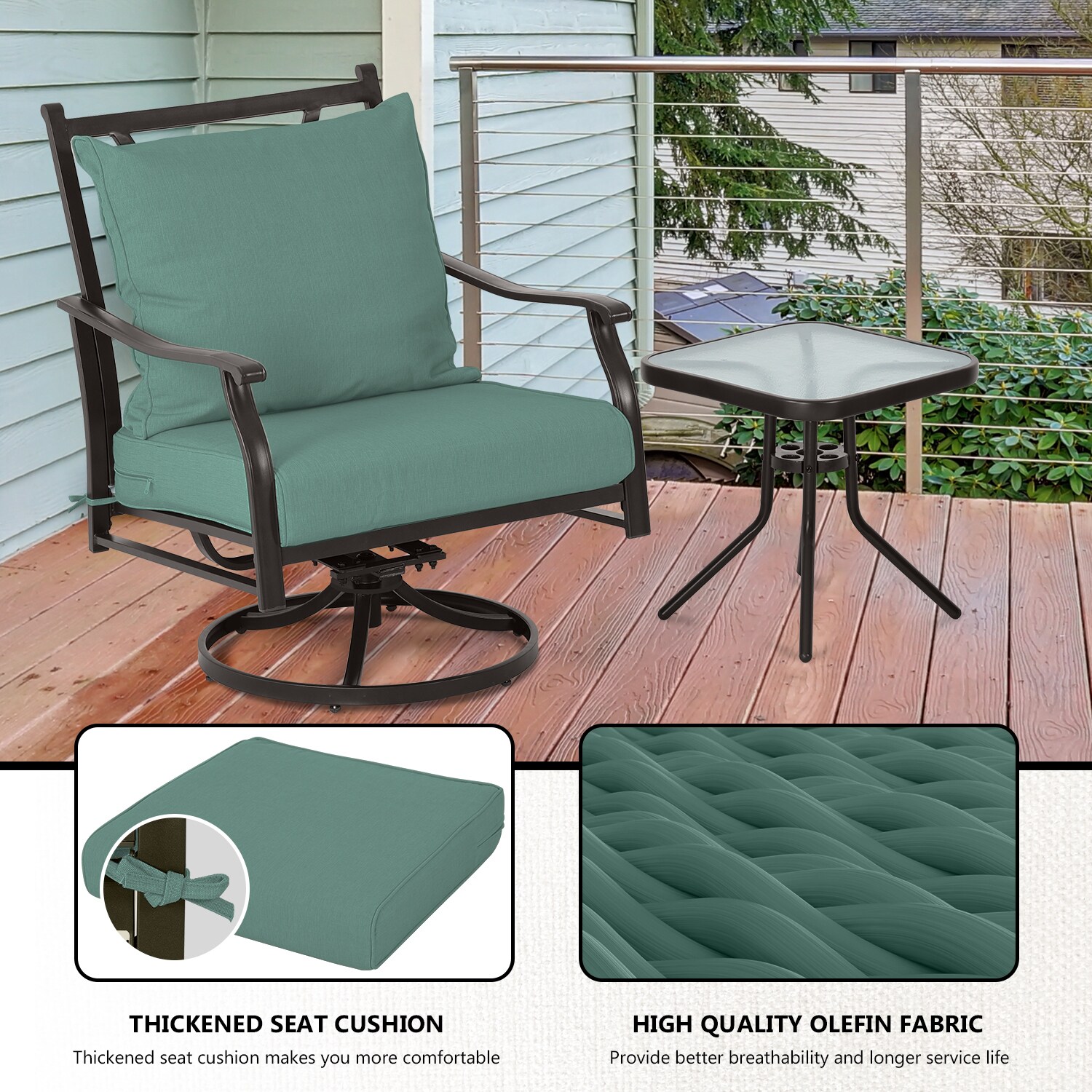 Aoodor A280-PGNBN Patio-Chairs - View #3