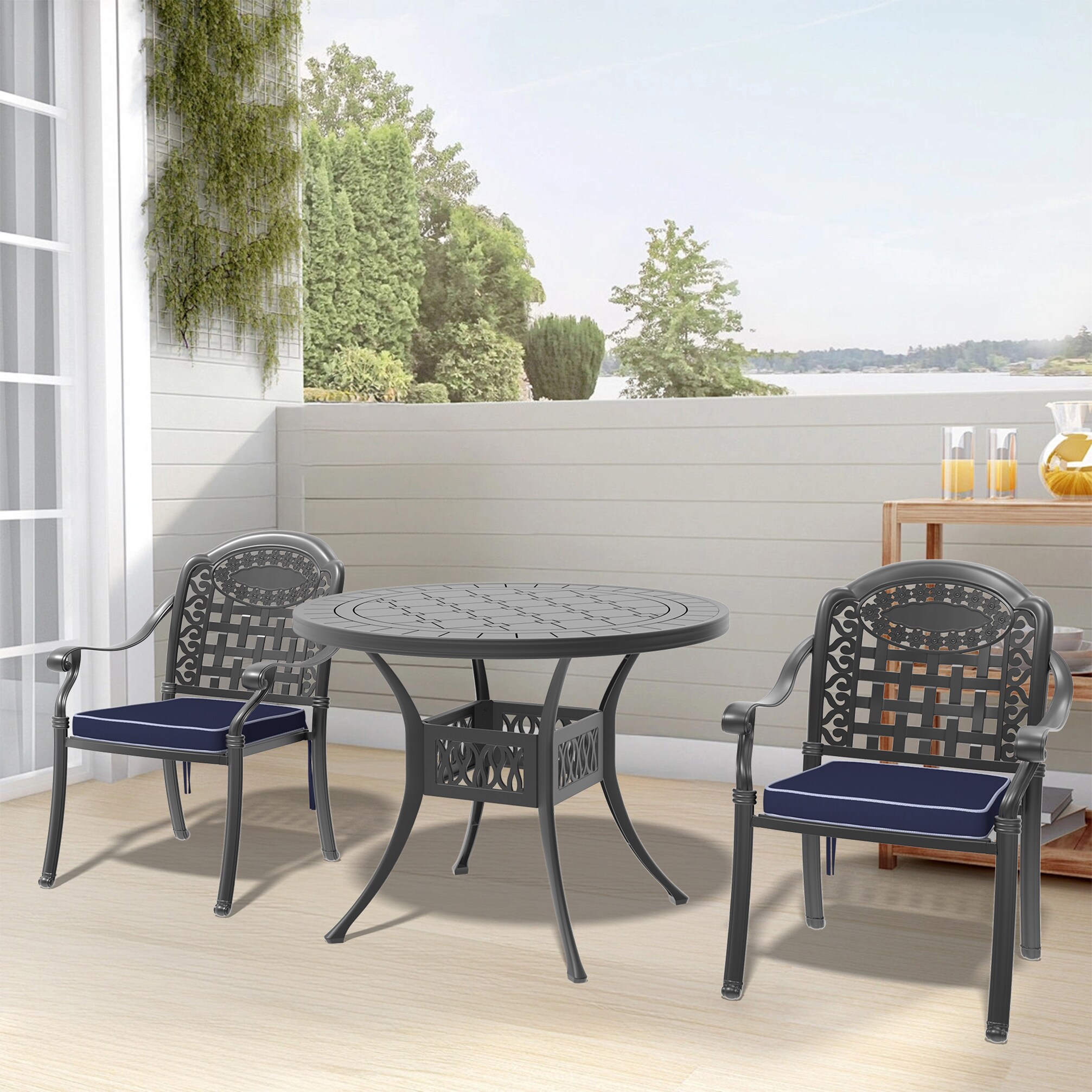 Kahomvis NICE-QP1092-069 Patio-Dining-Sets - View #2