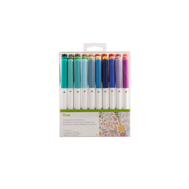 Cricut Ultimate Fine Point Pen Set (30 Ct) in the Pens, Pencils & Markers  department at