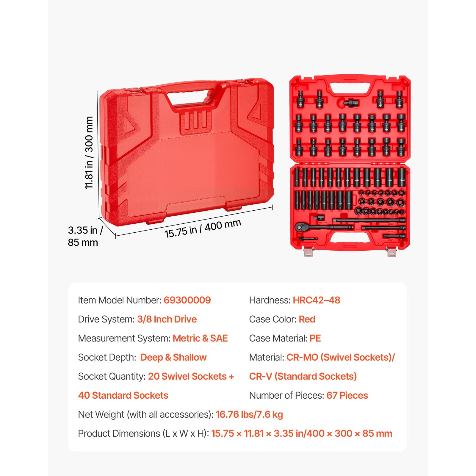 Mecale YAS-W8ETFI Impact-Socket-Sets - View #8