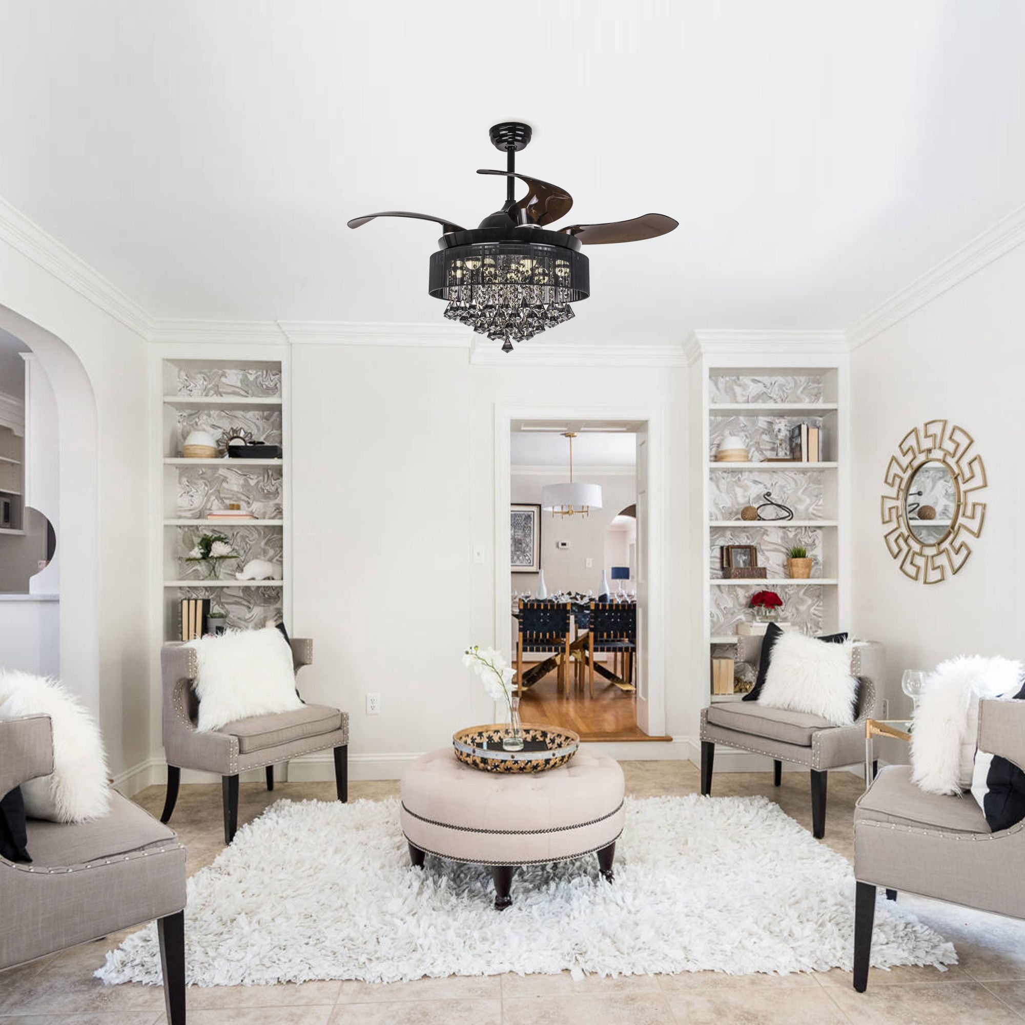 Matrix Decor MDF4601BK110V Ceiling-Fans - View #2